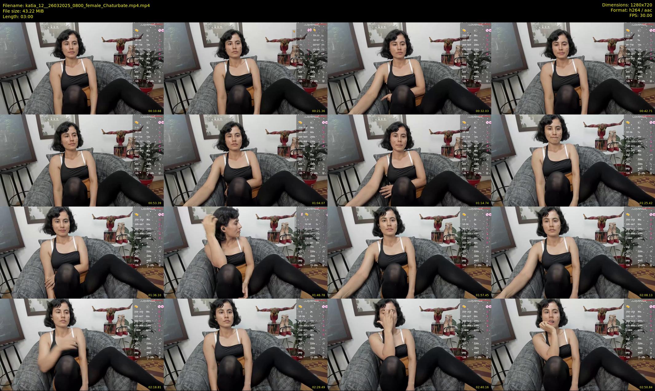 katia_12_ — 3 minute Chaturbate female cam show recording, 720p, Mar 26, 2025