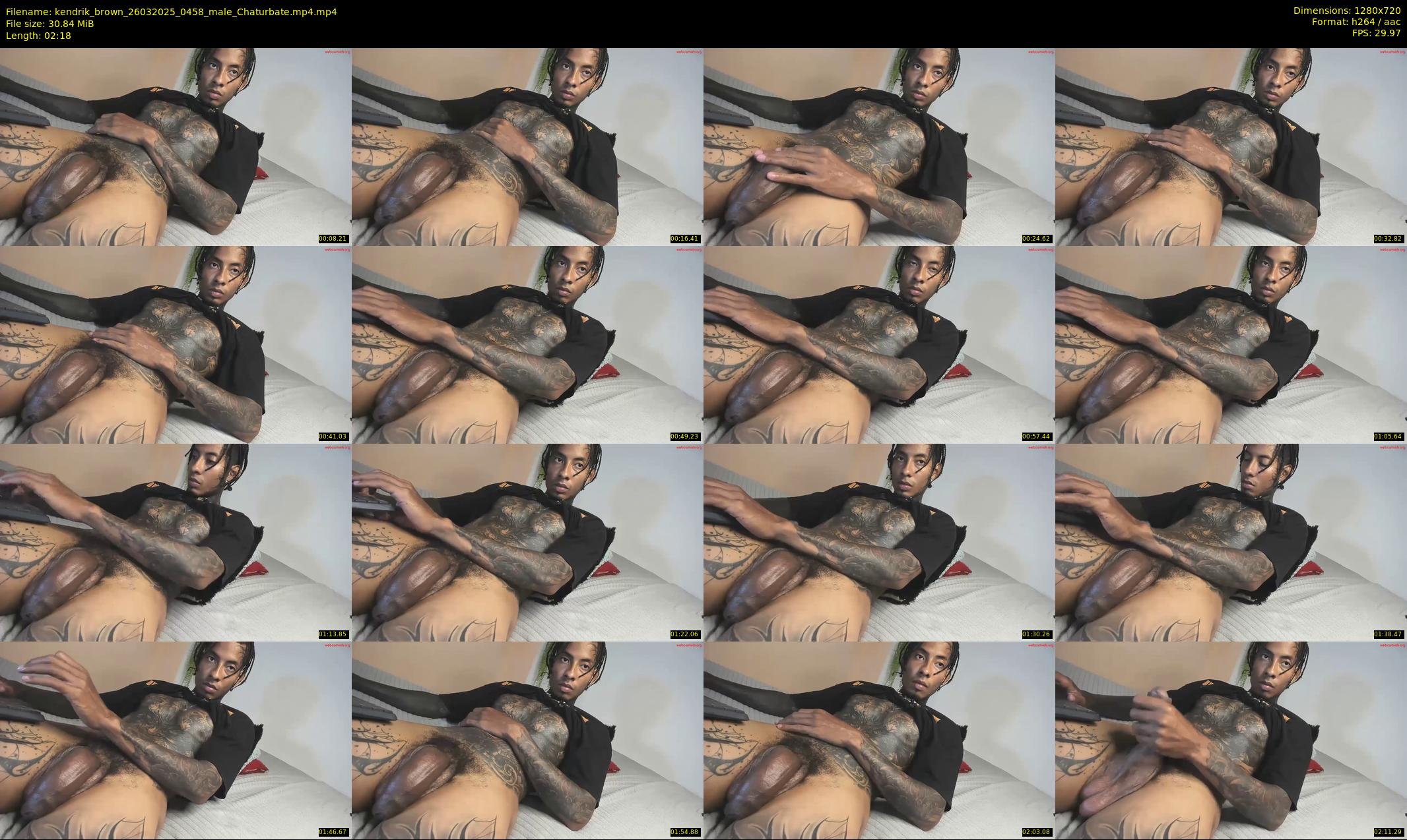 kendrik_brown — 3 minute Chaturbate male cam show recording, 720p, Mar 26, 2025