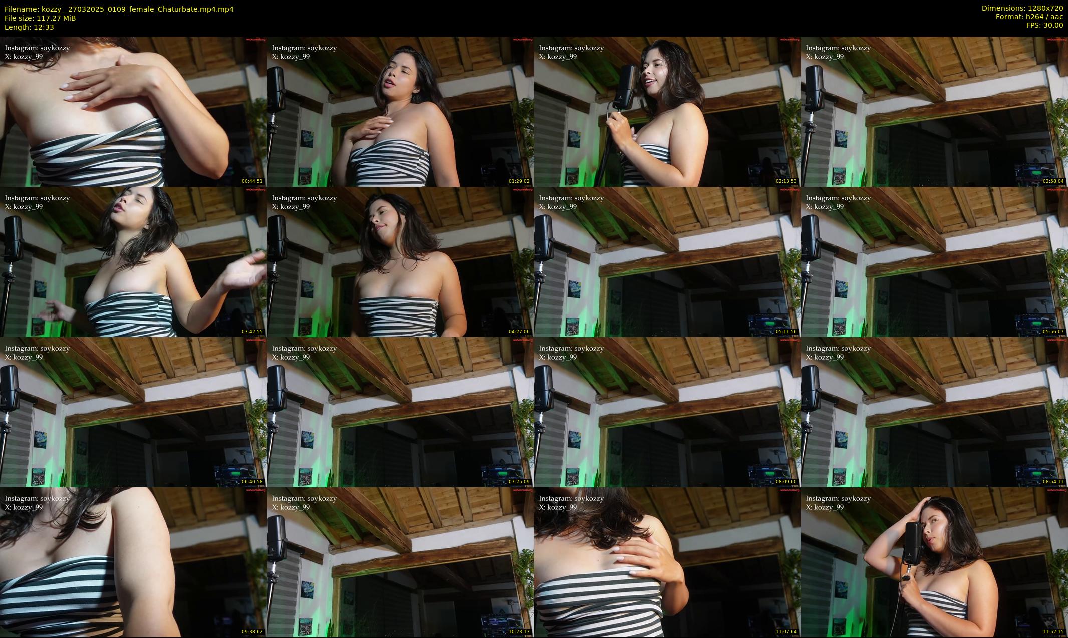 kozzy_ — 13 minute Chaturbate female cam show recording, 720p, Mar 27, 2025
