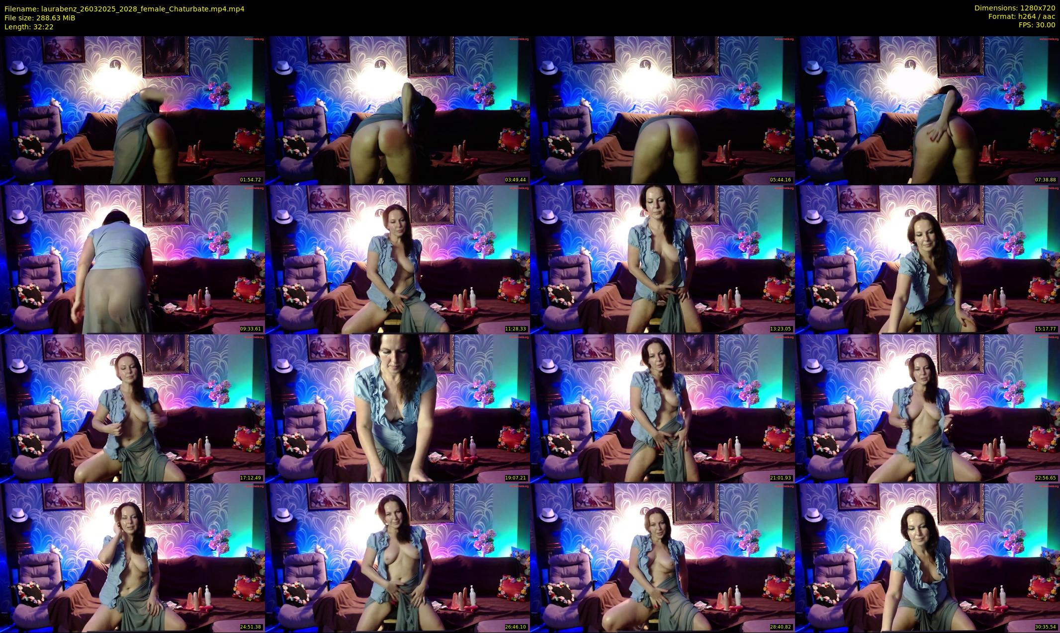 laurabenz — 33 minute Chaturbate female cam show recording, 720p, Mar 26, 2025