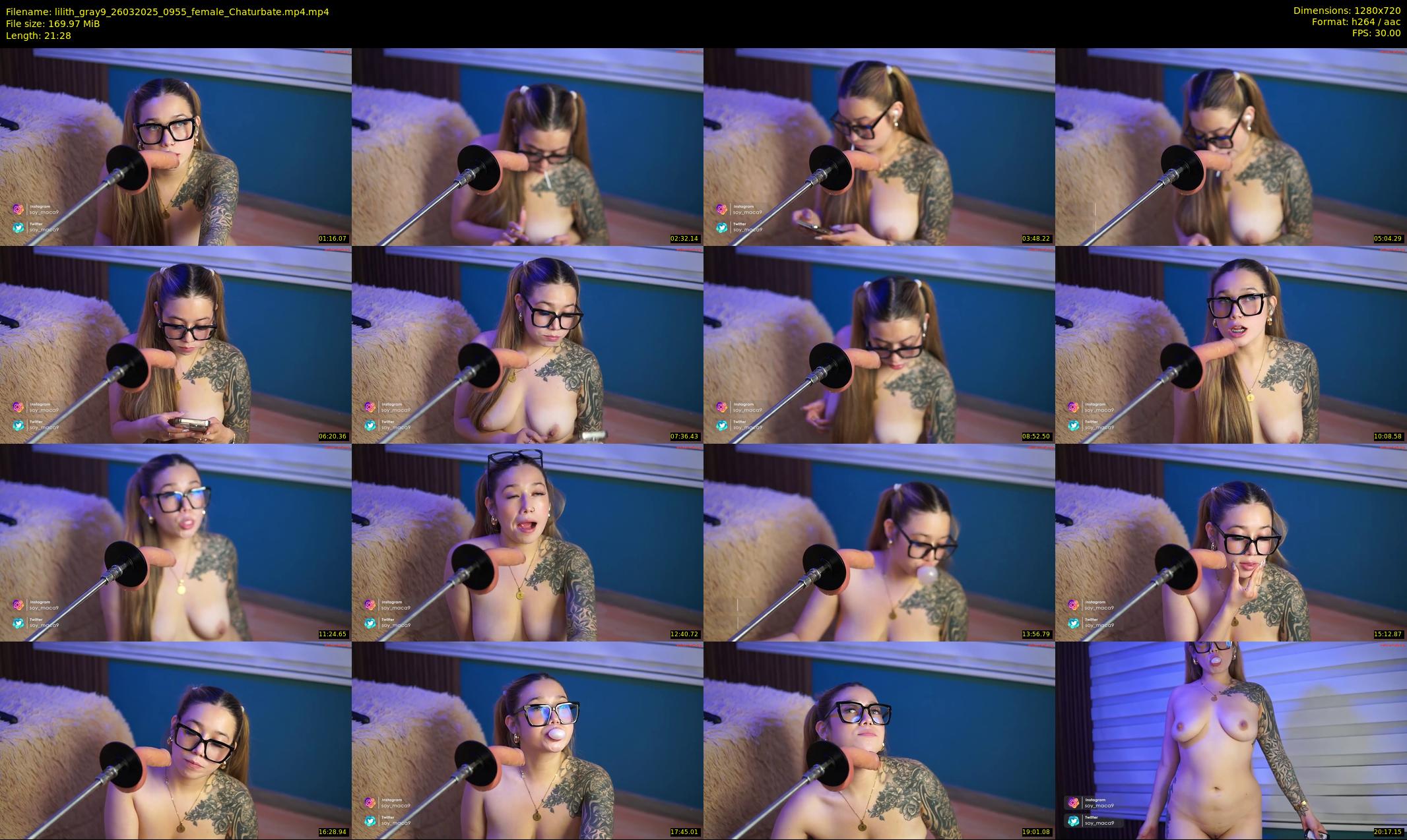 lilith_gray9 — 22 minute Chaturbate female cam show recording, 720p, Mar 26, 2025