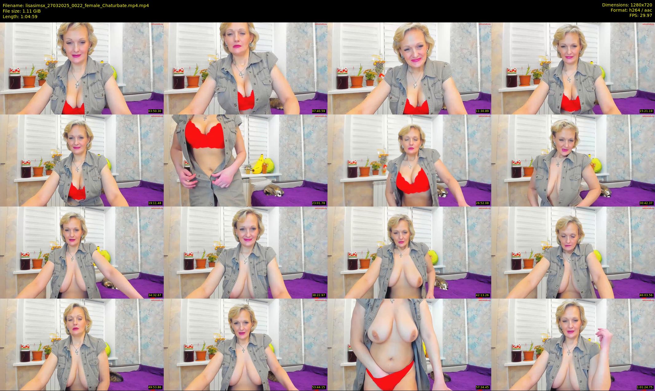 lisasimsx — 65 minute Chaturbate female cam show recording, 720p, Mar 27, 2025