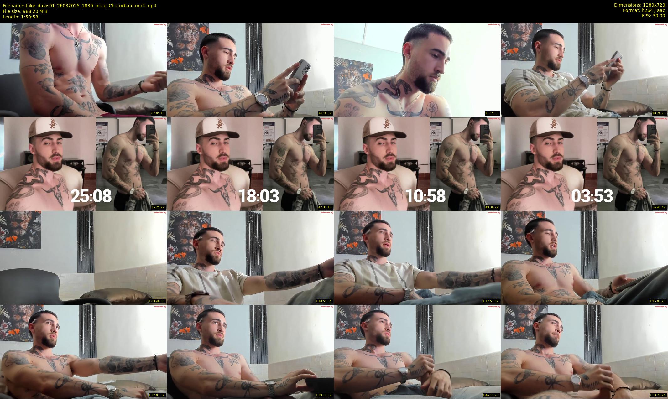 luke_davis01 — 120 minute Chaturbate male cam show recording, 720p, Mar 26, 2025