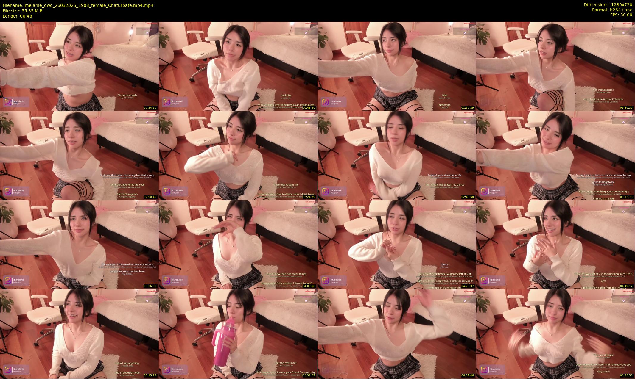 melanie_owo — 7 minute Chaturbate female cam show recording, 720p, Mar 26, 2025