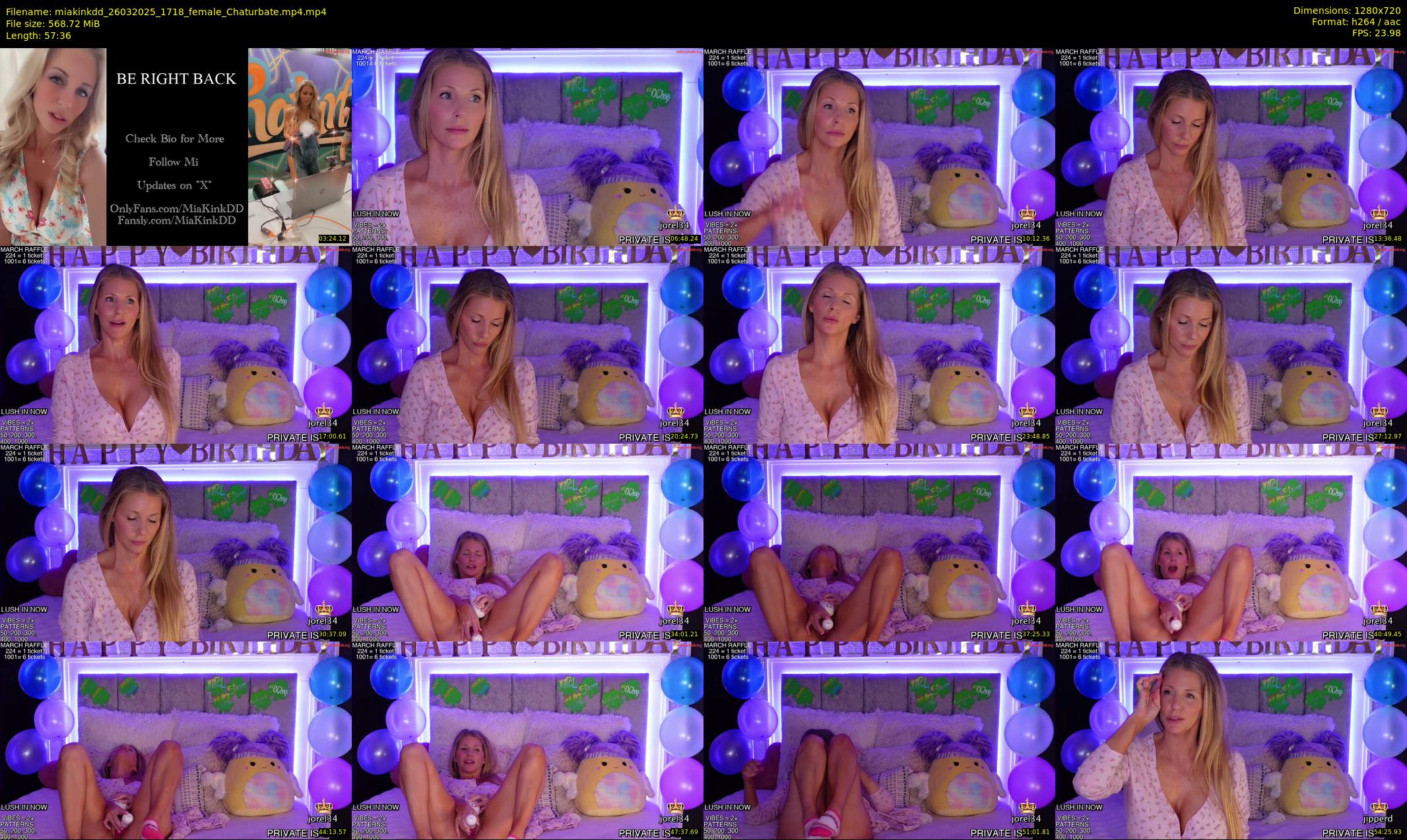 miakinkdd — 58 minute Chaturbate female cam show recording, 720p, Mar 26, 2025