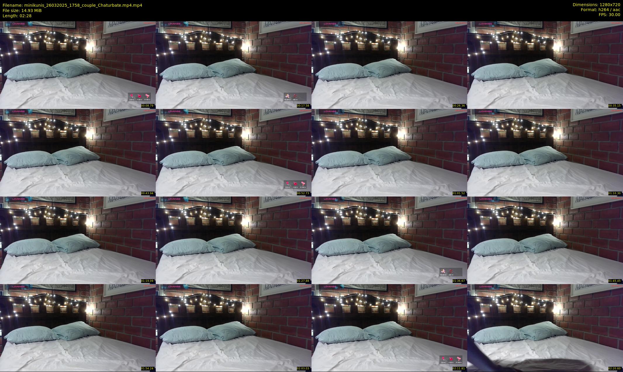 minikunis — 3 minute Chaturbate couple cam show recording, 720p, Mar 26, 2025