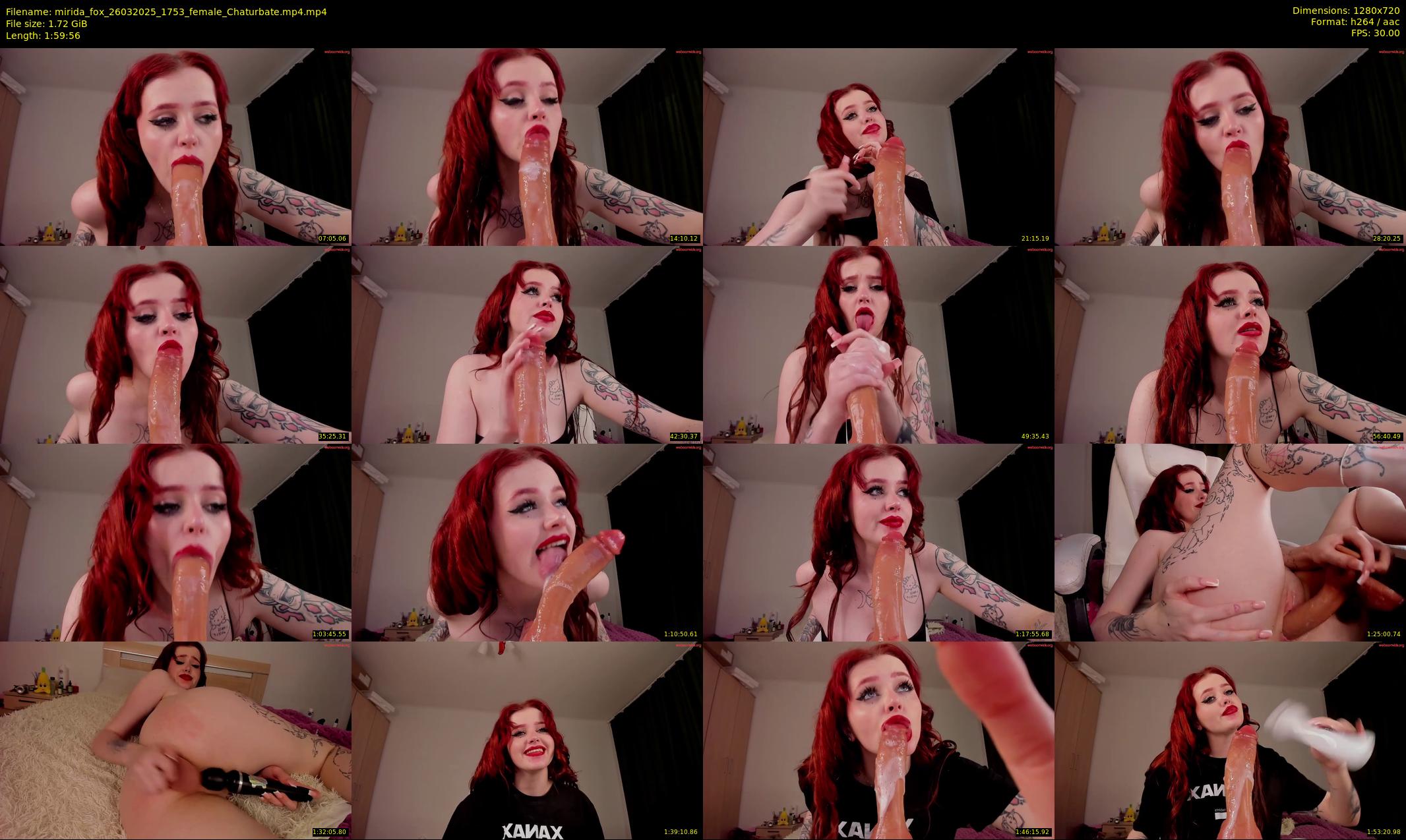 mirida_fox — 120 minute Chaturbate female cam show recording, 720p, Mar 26, 2025