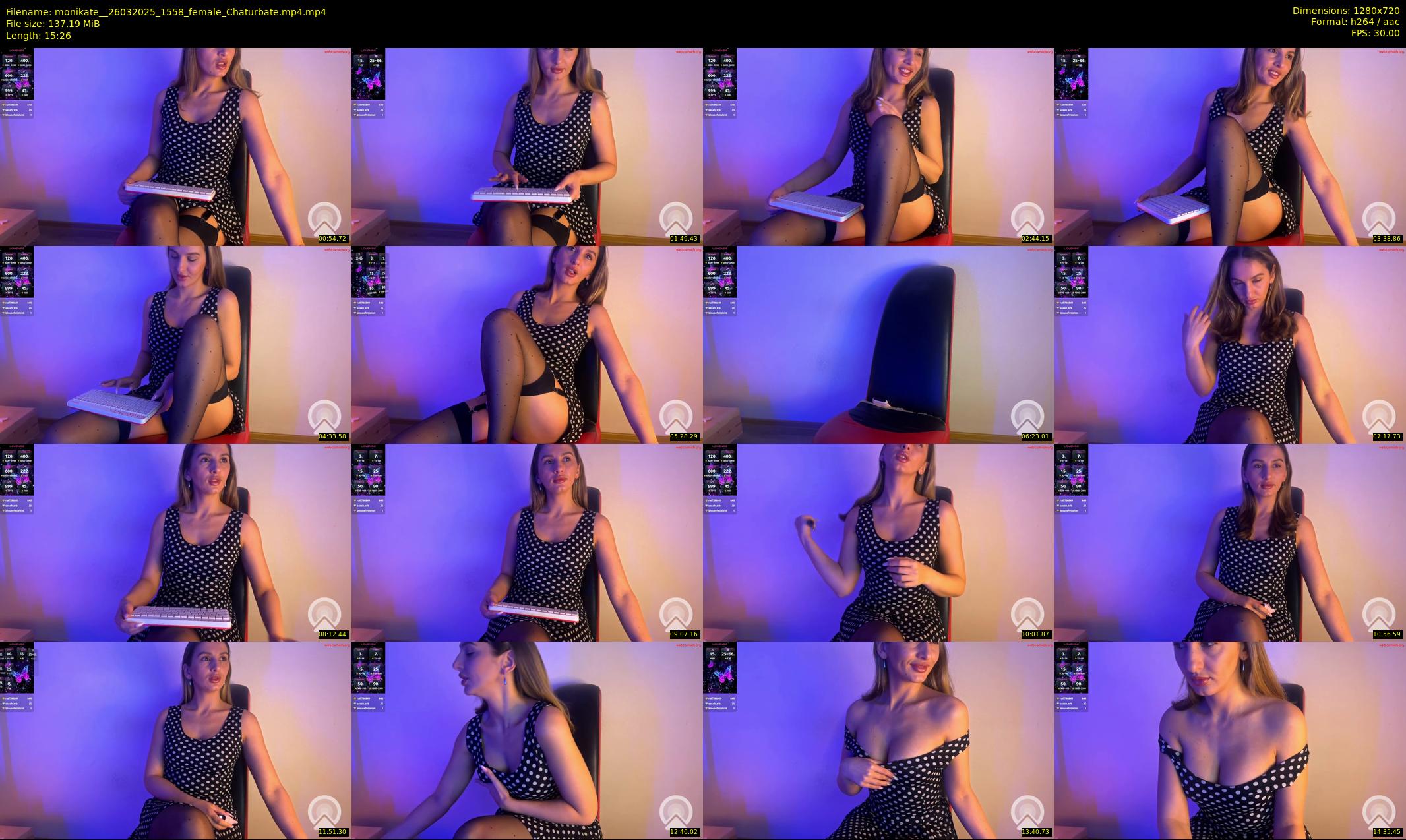 monikate_ — 16 minute Chaturbate couple cam show recording, 720p, Mar 26, 2025