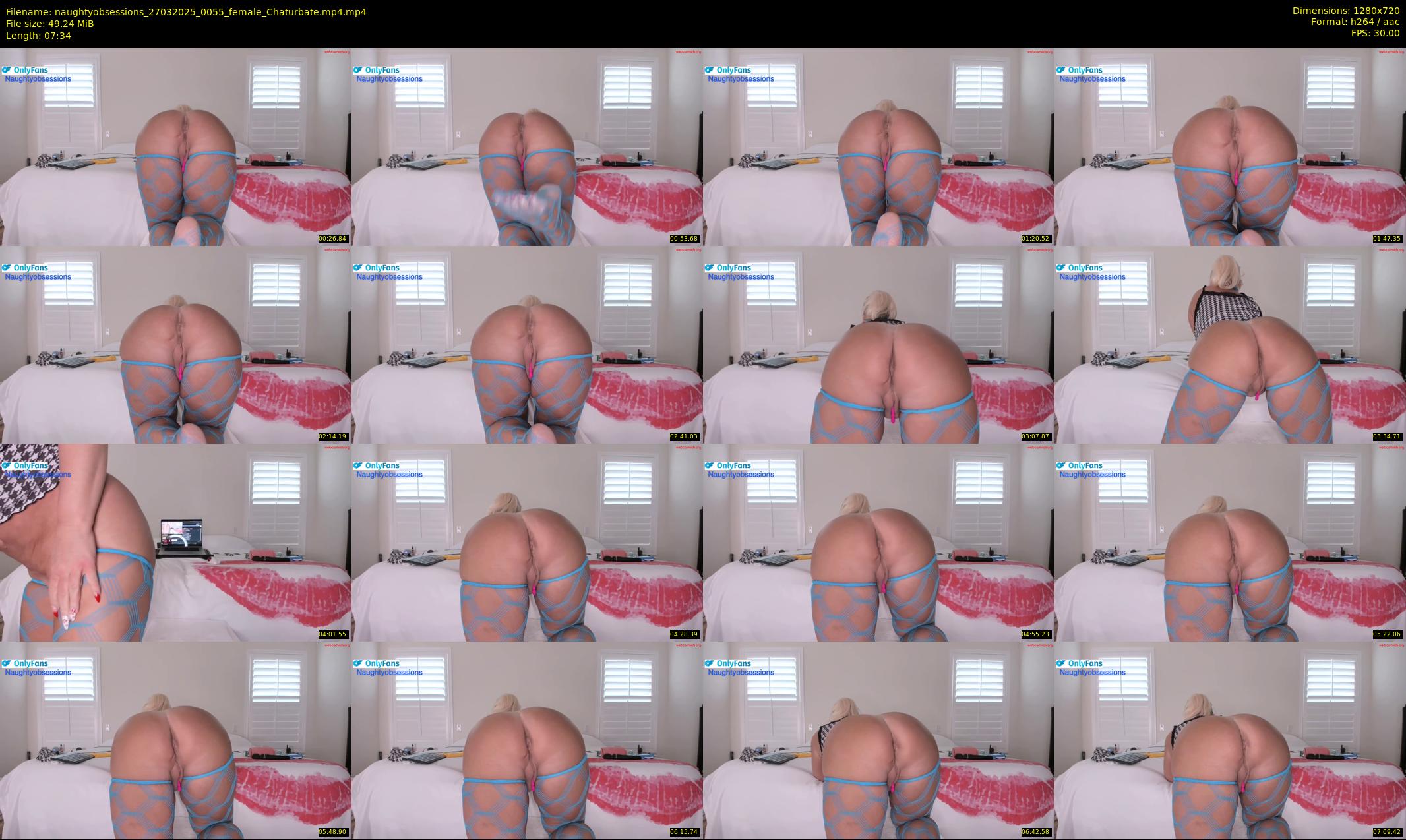 naughtyobsessions — 8 minute Chaturbate female cam show recording, 720p, Mar 27, 2025