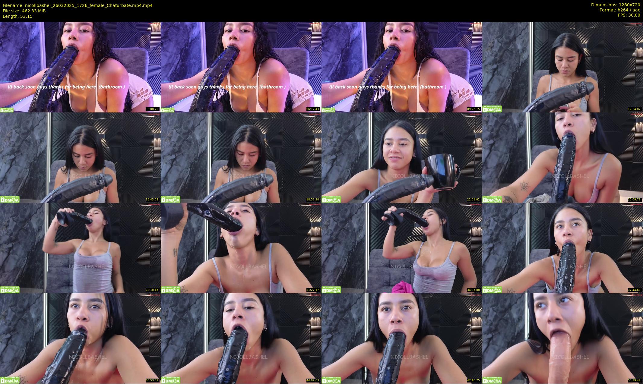 nicollbashel — 54 minute Chaturbate female cam show recording, 720p, Mar 26, 2025