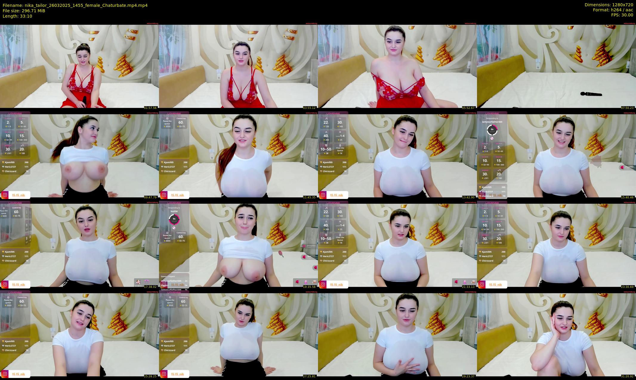 nika_tailor — 34 minute Chaturbate female cam show recording, 720p, Mar 26, 2025