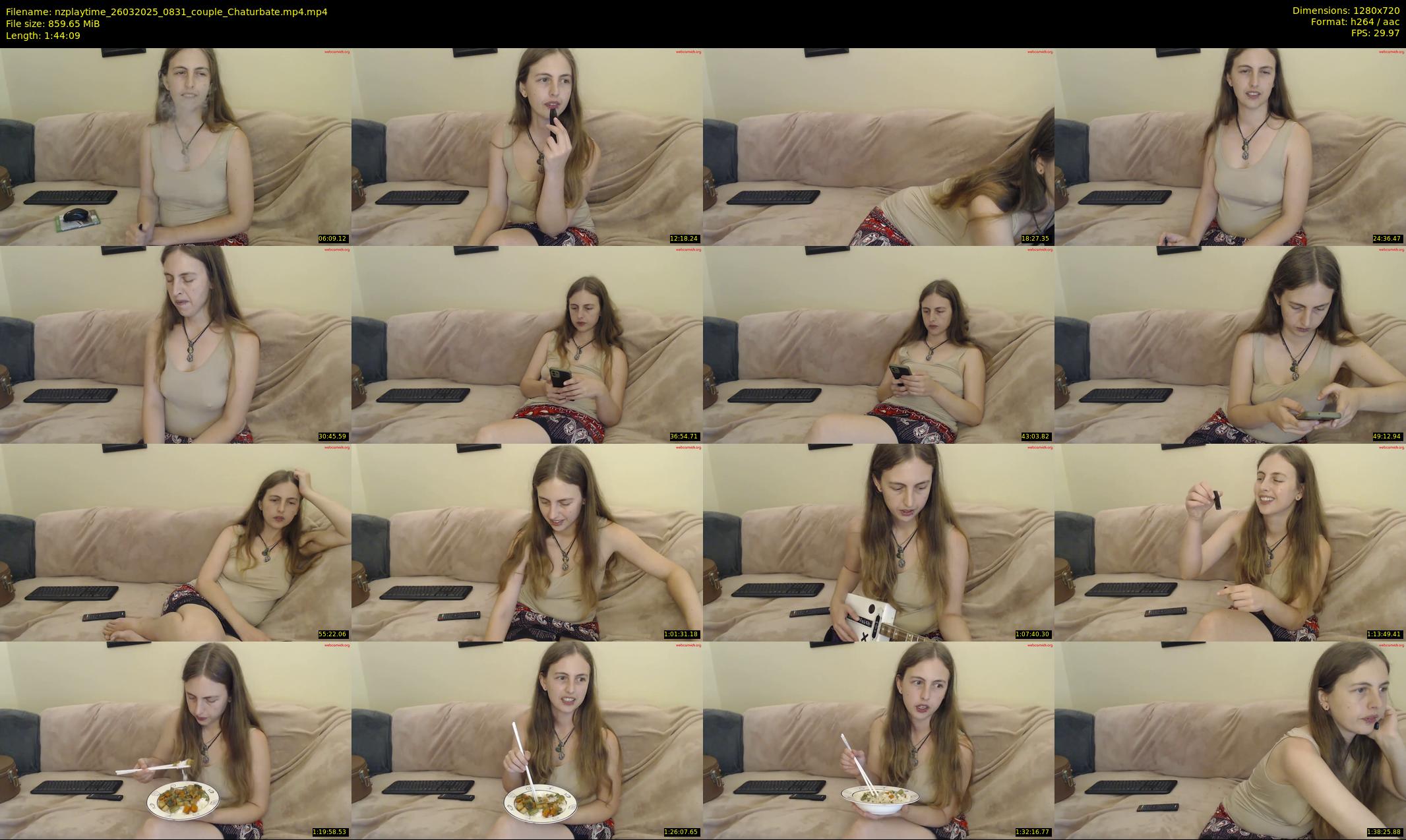 nzplaytime — 105 minute Chaturbate couple cam show recording, 720p, Mar 26, 2025