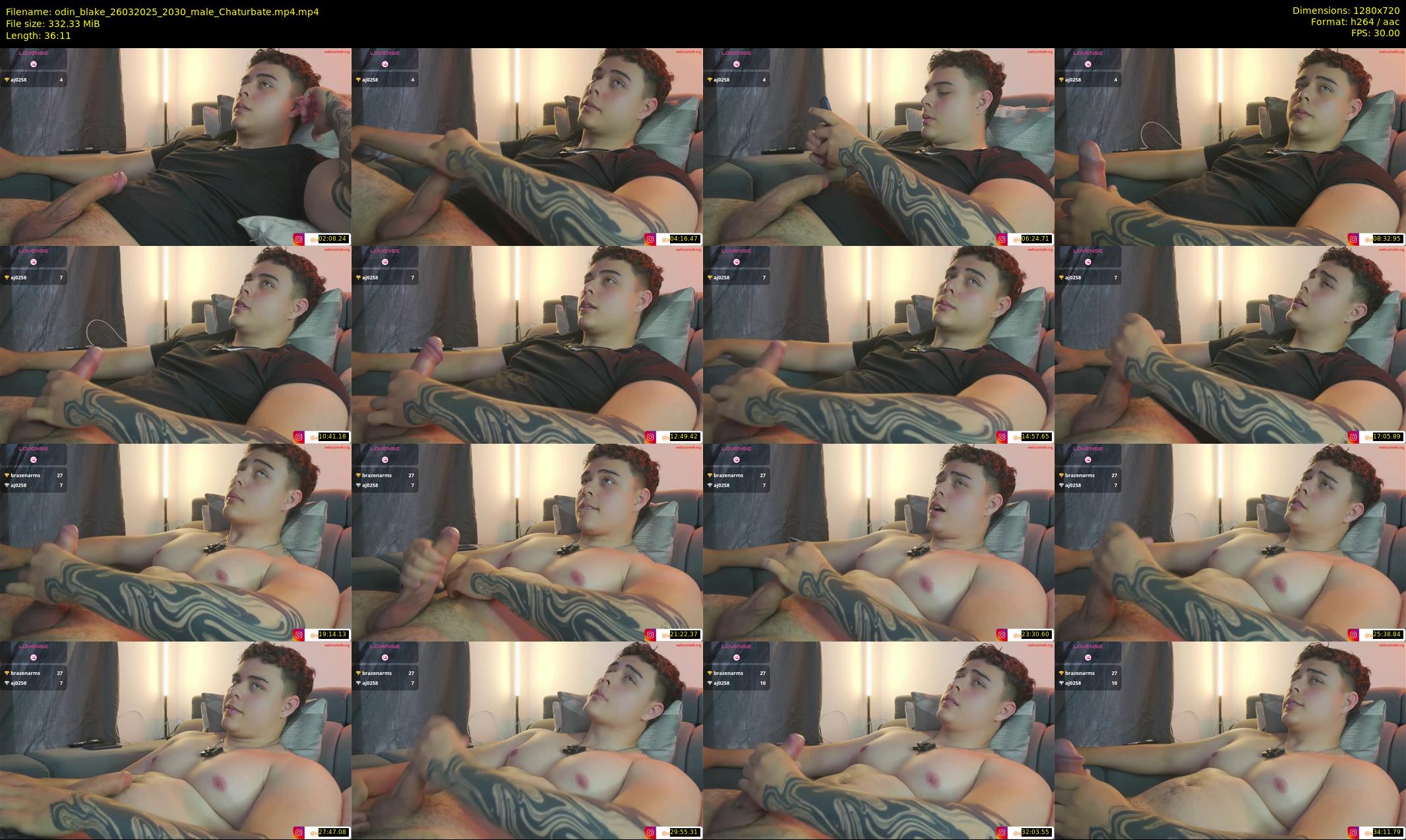 odin_blake — 37 minute Chaturbate male cam show recording, 720p, Mar 26, 2025
