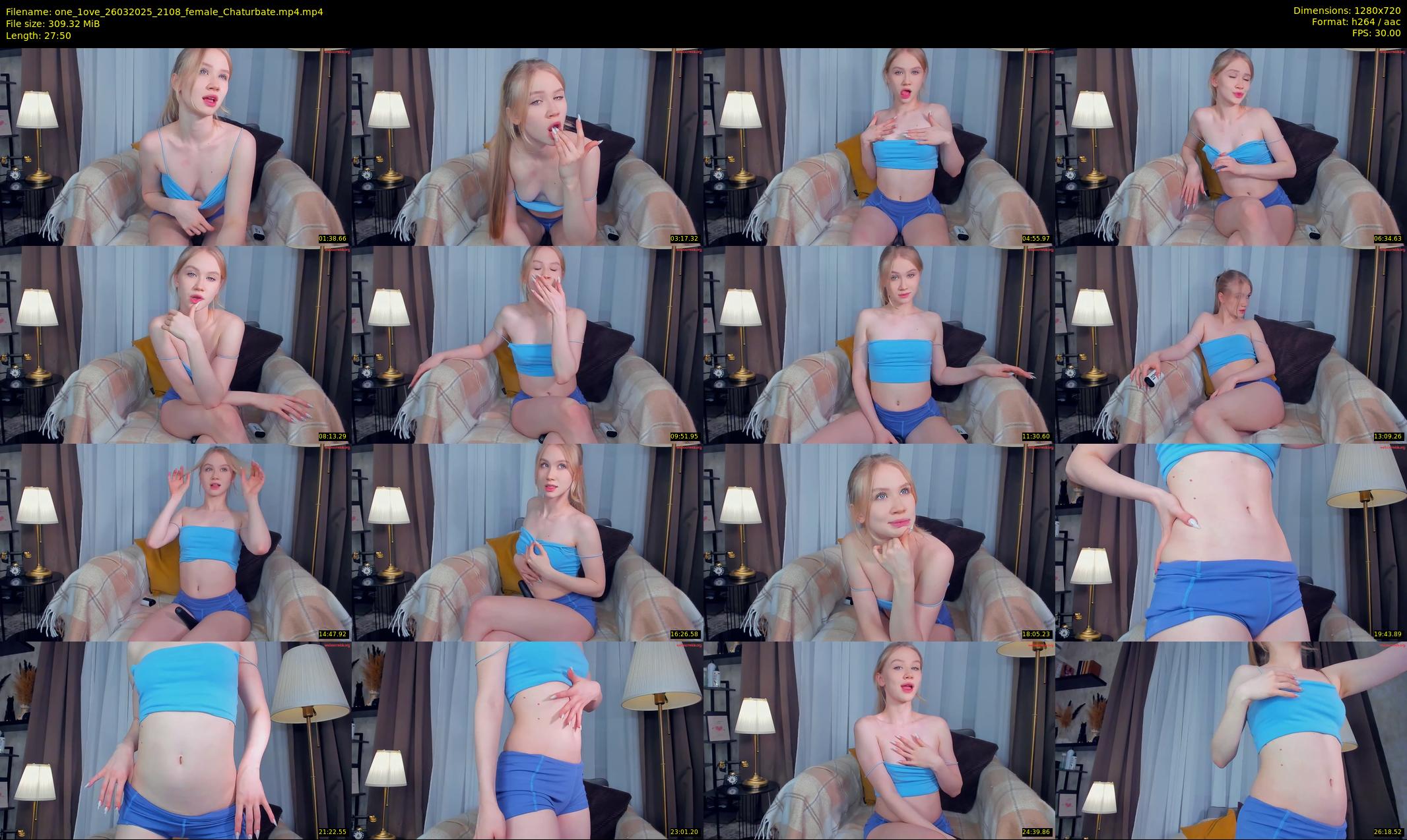 one_1ove — 28 minute Chaturbate female cam show recording, 720p, Mar 26, 2025