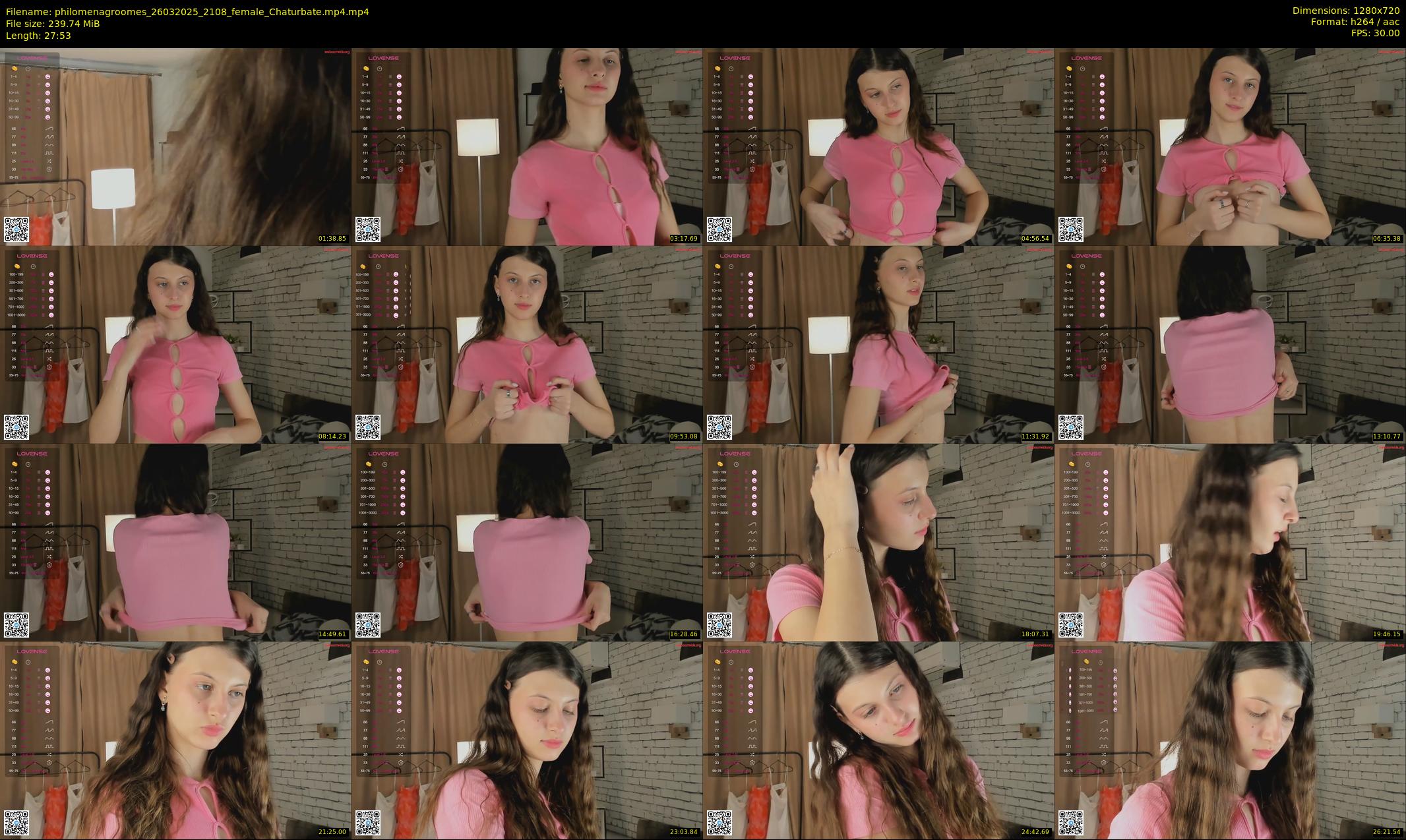 philomenagroomes — 28 minute Chaturbate female cam show recording, 720p, Mar 26, 2025