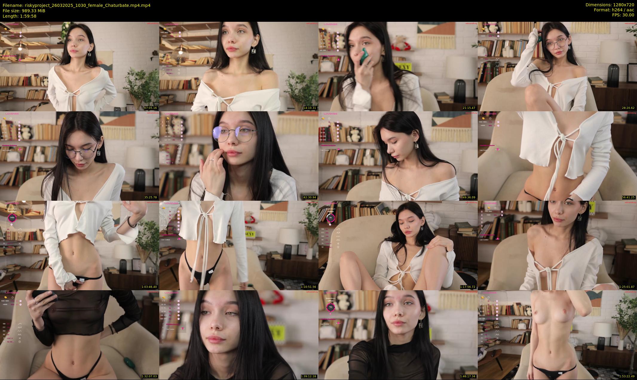 riskyproject — 120 minute Chaturbate couple cam show recording, 720p, Mar 26, 2025