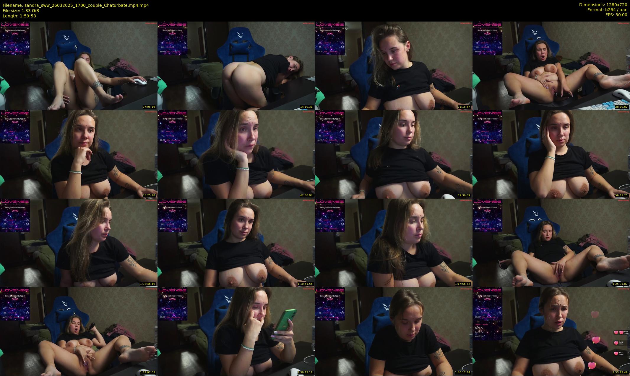 sandra_sww — 120 minute Chaturbate couple cam show recording, 720p, Mar 26, 2025