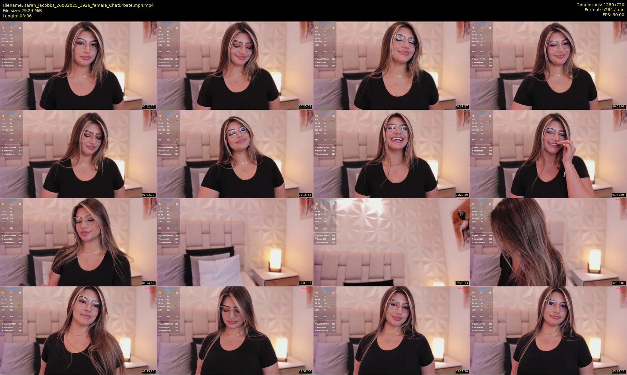 sarah_jacobbs — 4 minute Chaturbate female cam show recording, 720p, Mar 26, 2025