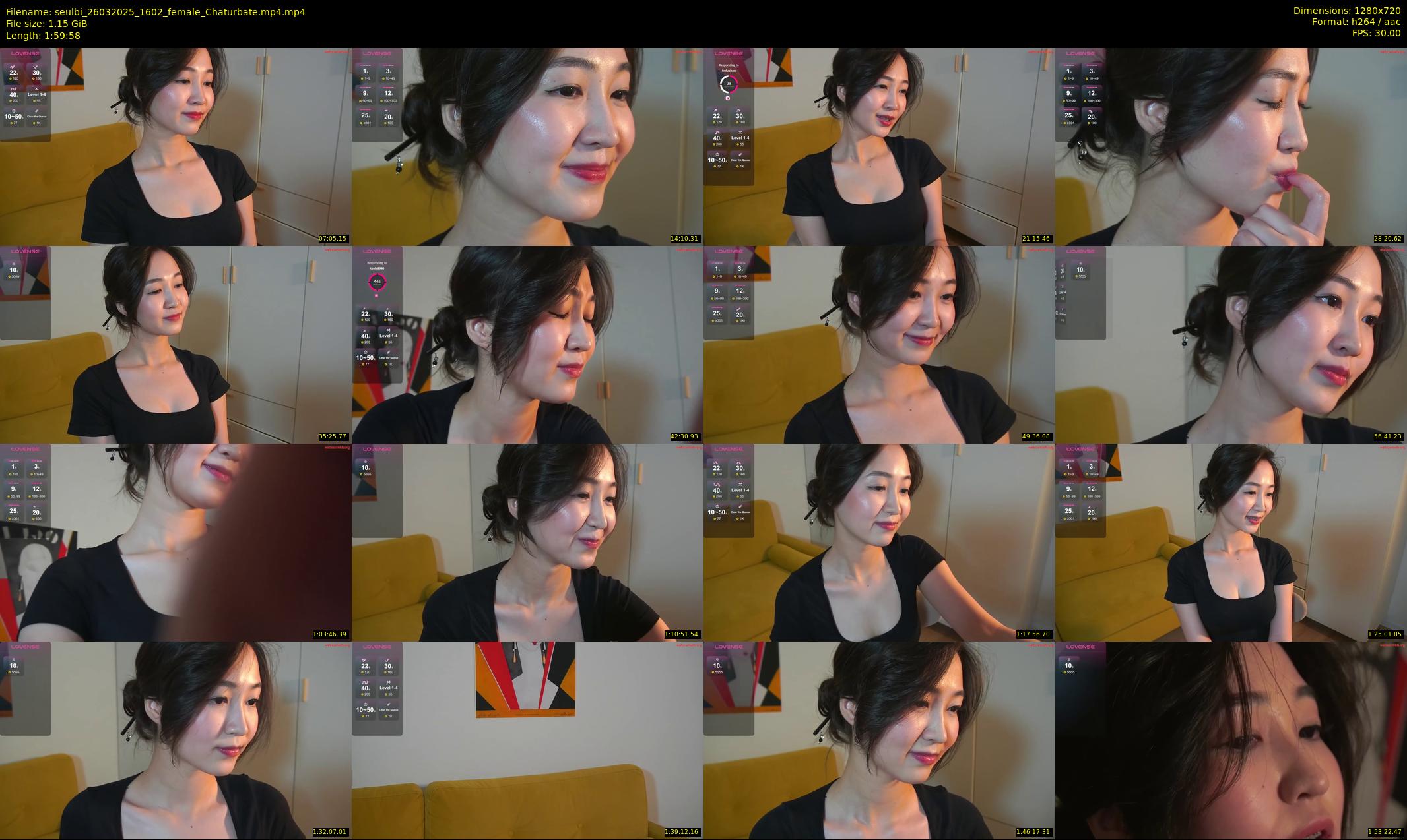 seulbi — 120 minute Chaturbate female cam show recording, 720p, Mar 26, 2025