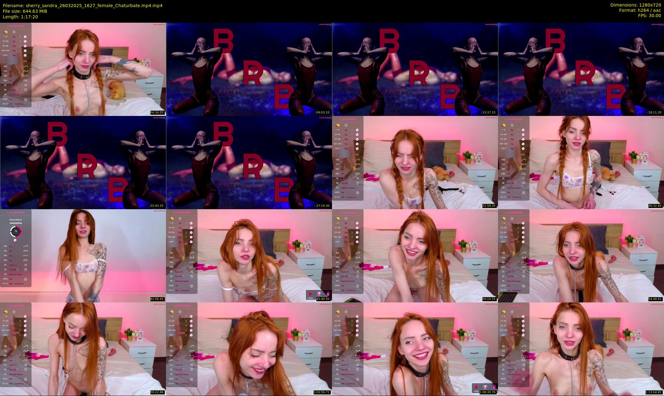 sherry_sandra — 78 minute Chaturbate female cam show recording, 720p, Mar 26, 2025