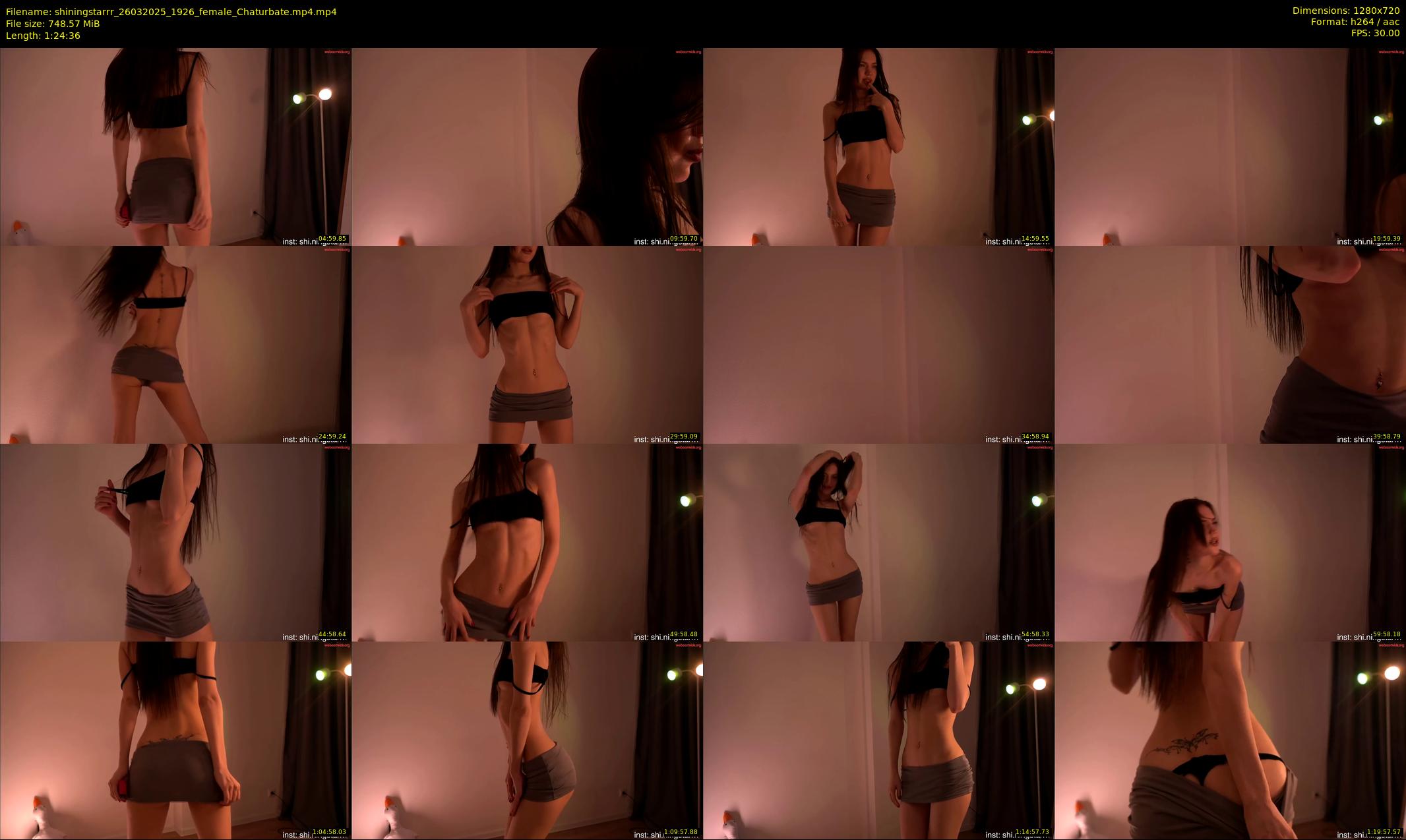 shiningstarrr — 85 minute Chaturbate female cam show recording, 720p, Mar 26, 2025