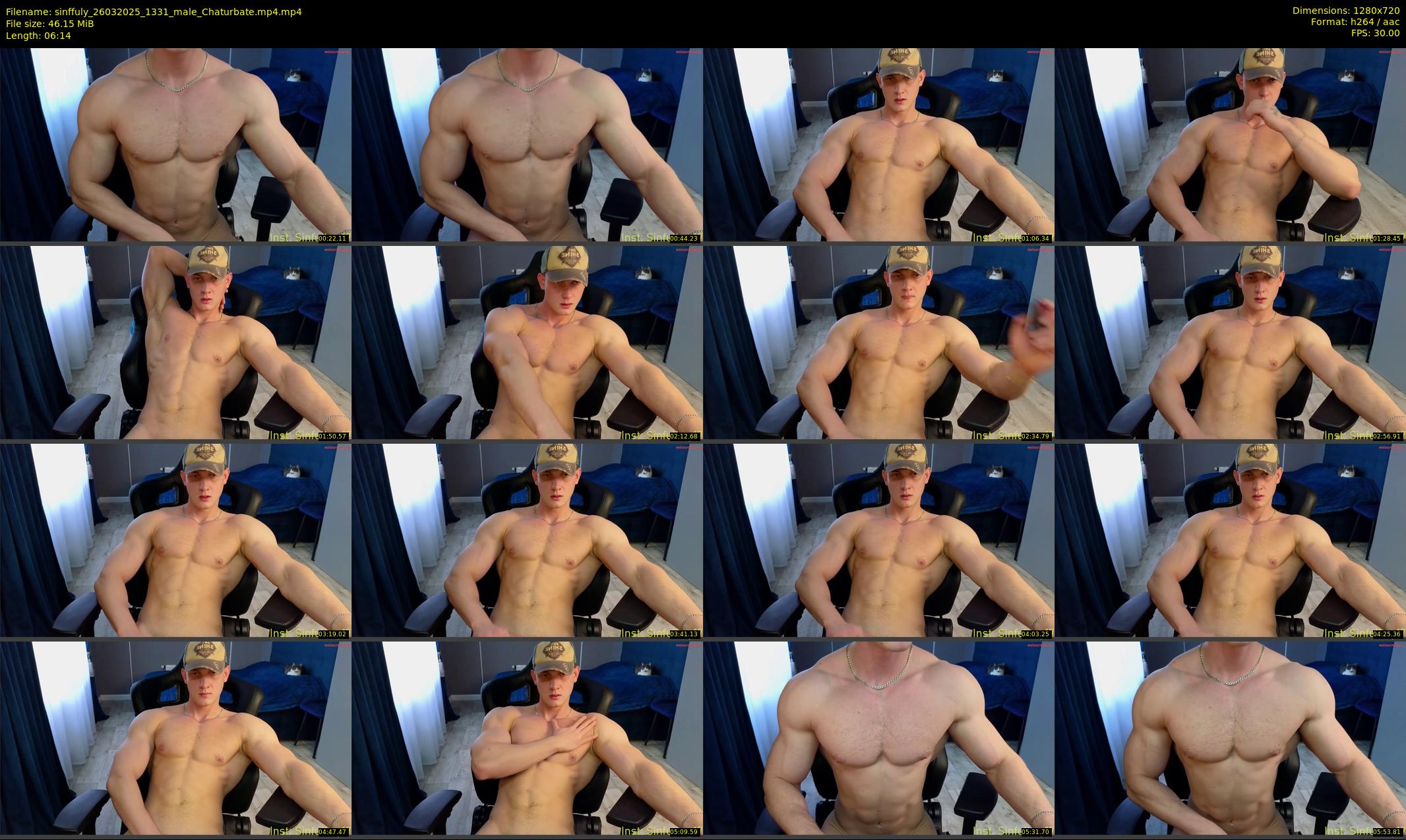 sinffuly — 7 minute Chaturbate male cam show recording, 720p, Mar 26, 2025