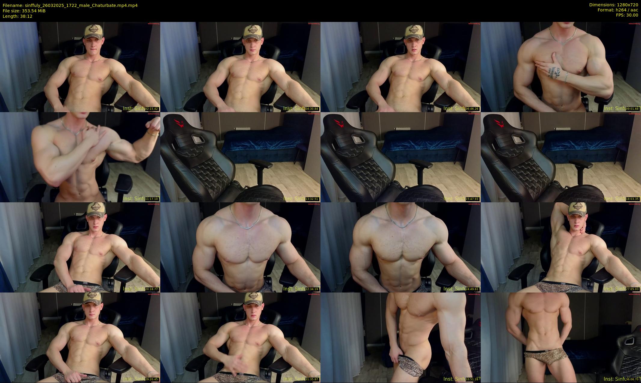 sinffuly — 39 minute Chaturbate male cam show recording, 720p, Mar 26, 2025