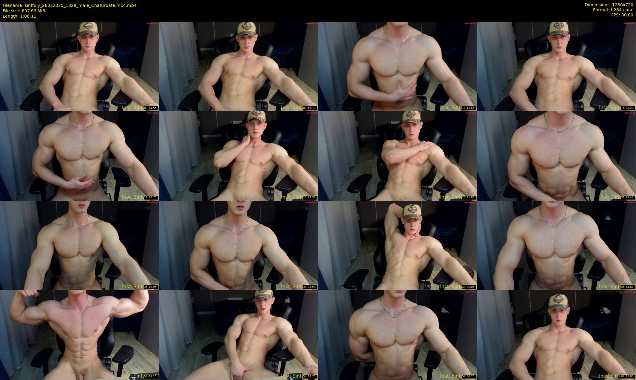 sinffuly — 67 minute Chaturbate male cam show recording, 720p, Mar 26, 2025