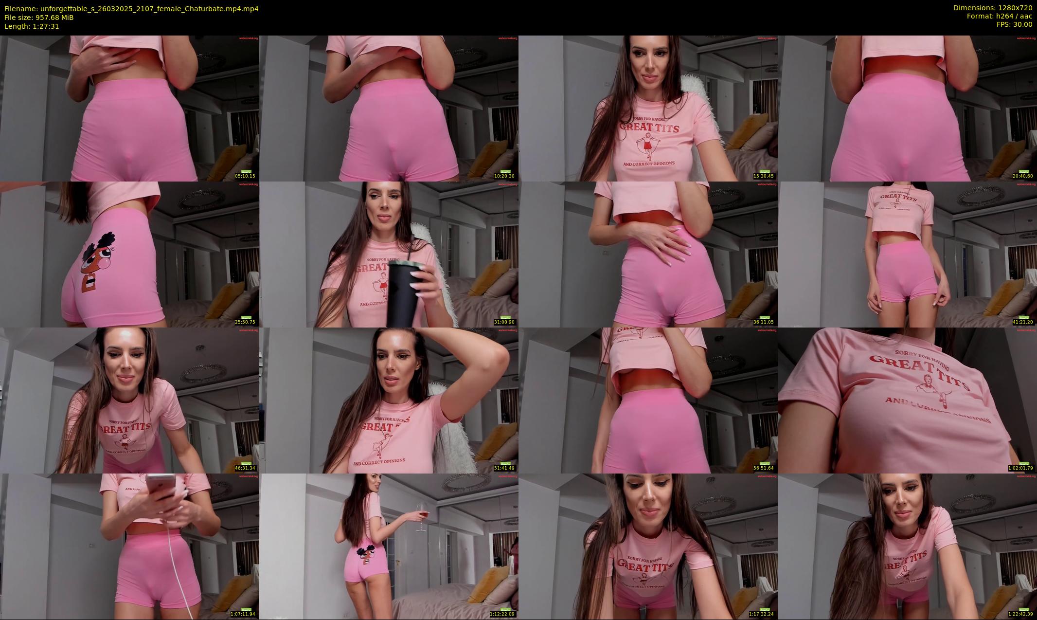 unforgettable_s — 88 minute Chaturbate female cam show recording, 720p, Mar 26, 2025