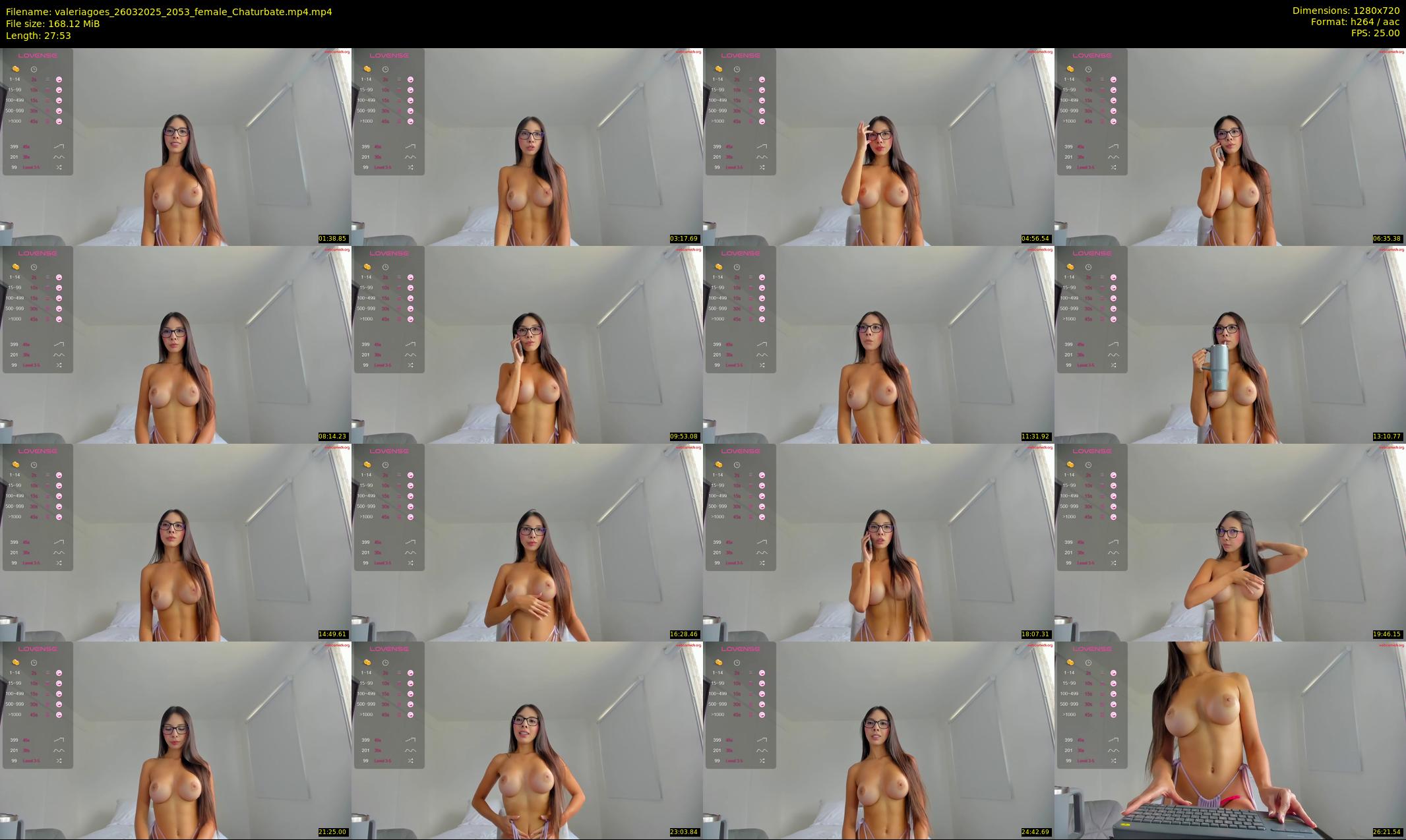 valeriagoes — 28 minute Chaturbate female cam show recording, 720p, Mar 26, 2025