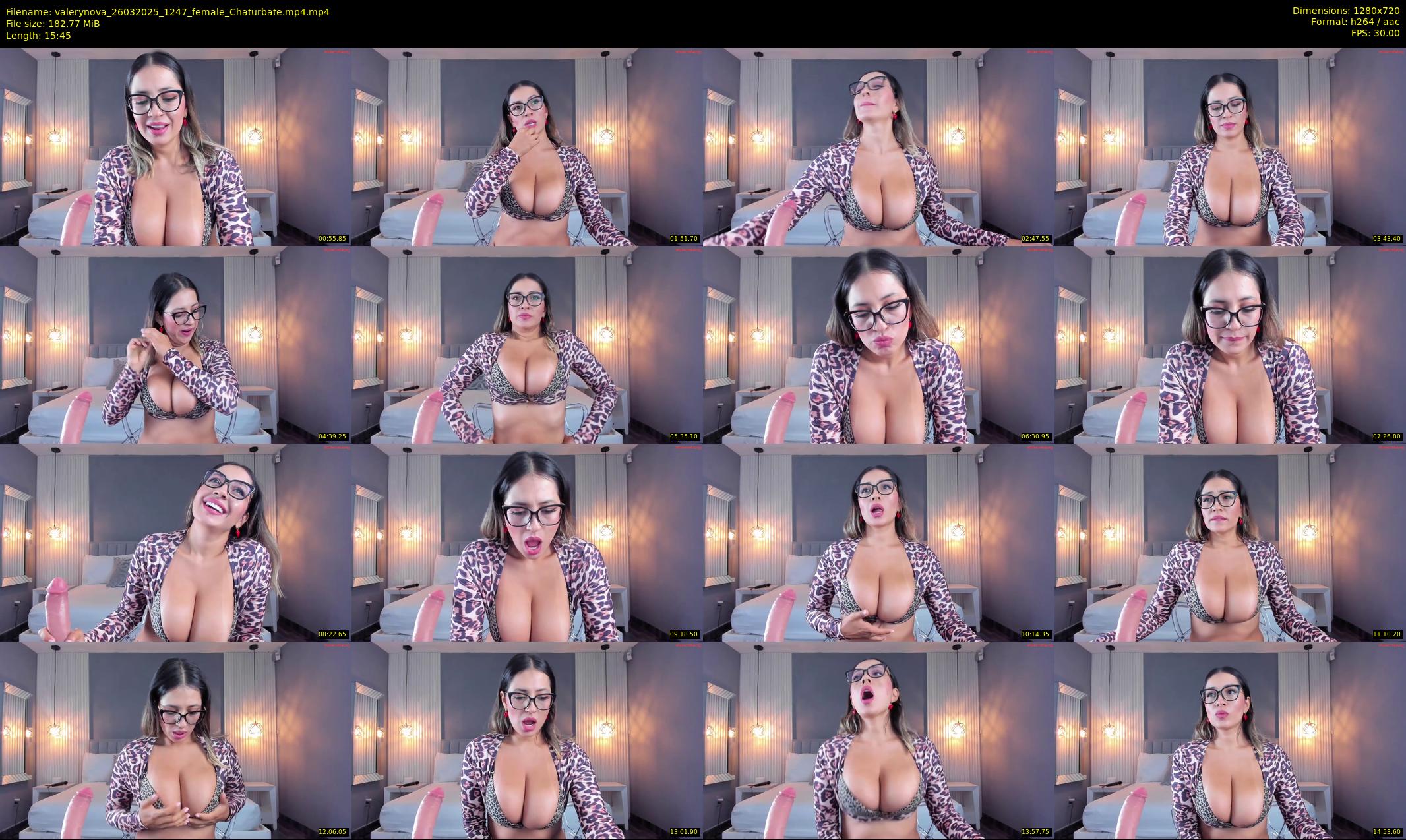 valerynova — 16 minute Chaturbate female cam show recording, 720p, Mar 26, 2025