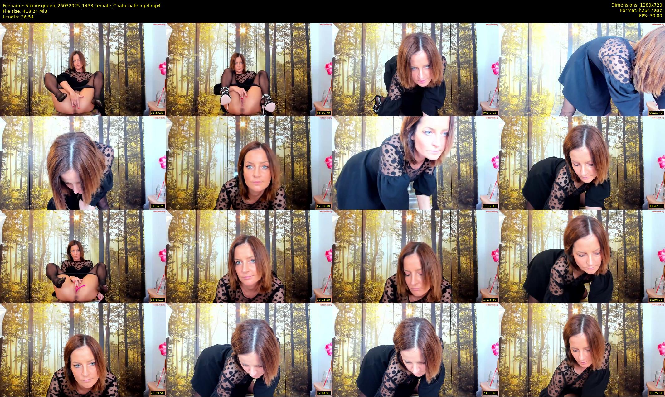 viciousqueen — 27 minute Chaturbate female cam show recording, 720p, Mar 26, 2025