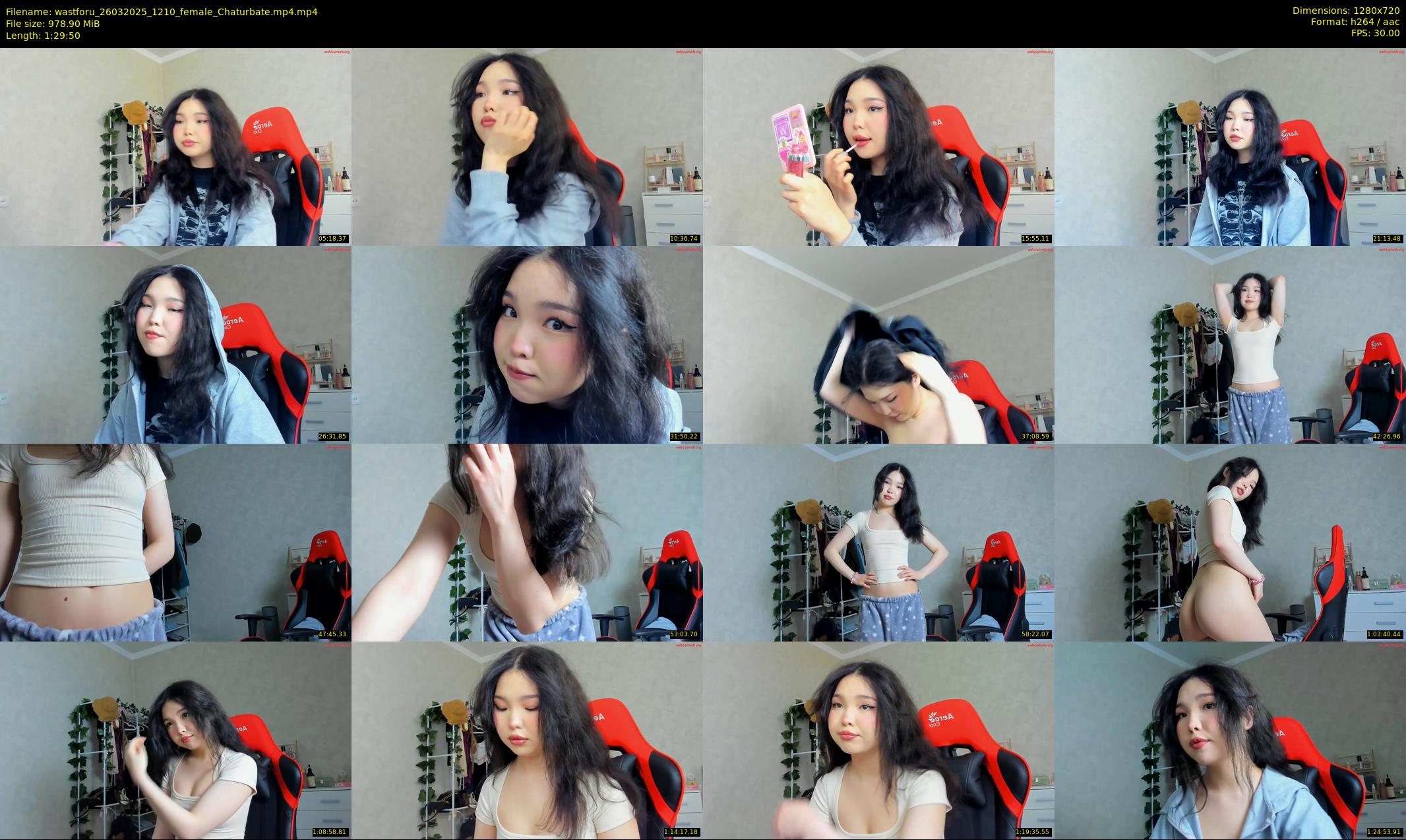 wastforu — 90 minute Chaturbate female cam show recording, 720p, Mar 26, 2025