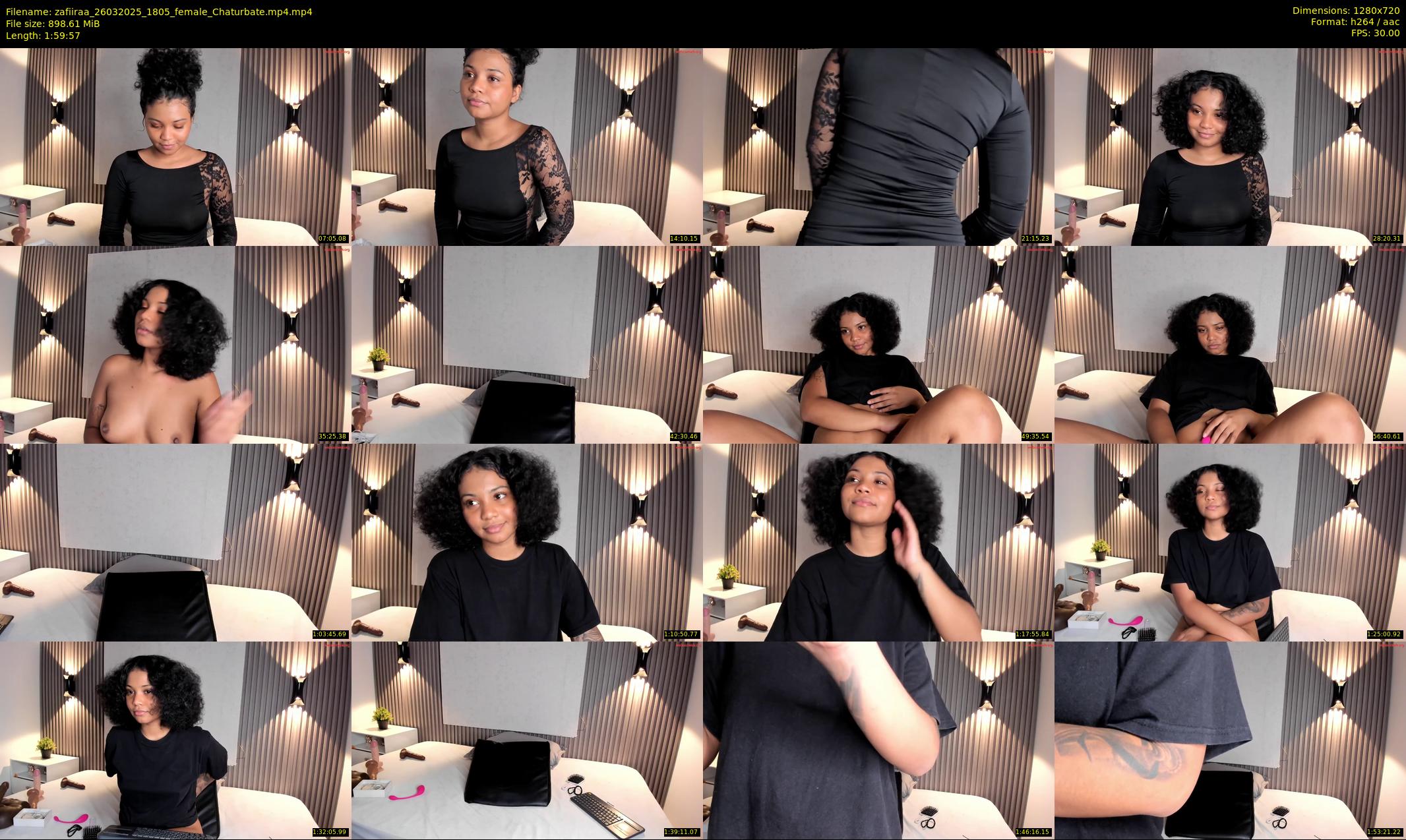 zafiiraa — 120 minute Chaturbate female cam show recording, 720p, Mar 26, 2025