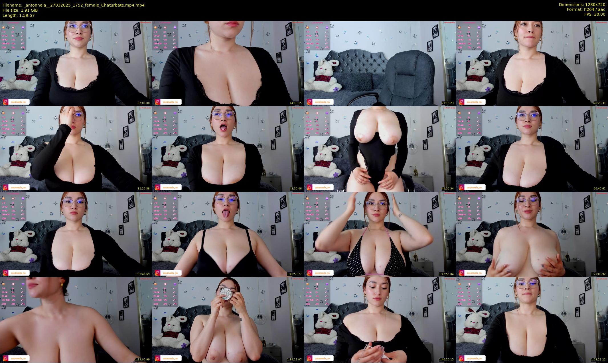 _antonnela_ — 120 minute Chaturbate female cam show recording, 720p, Mar 27, 2025