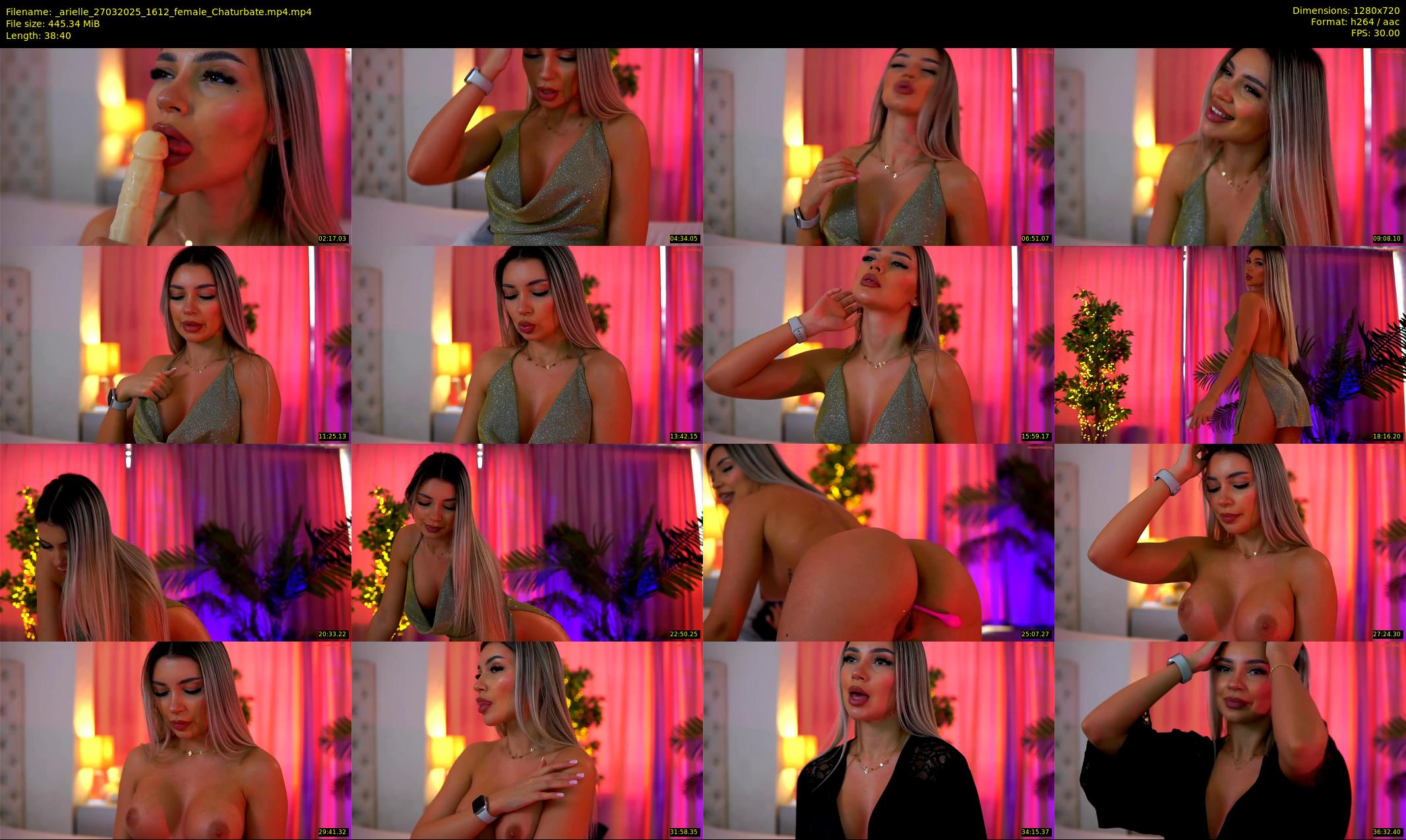 _arielle — 39 minute Chaturbate female cam show recording, 720p, Mar 27, 2025