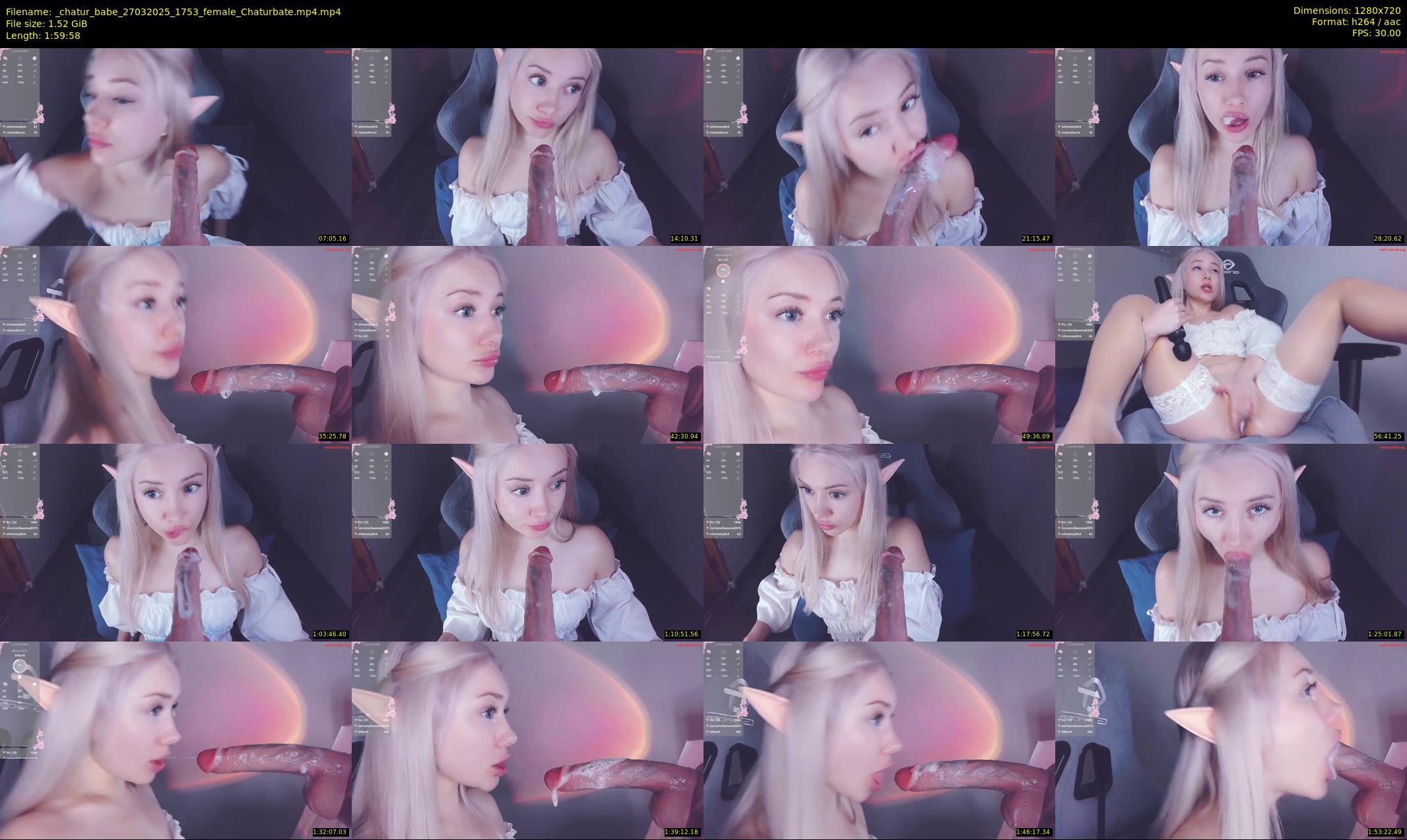 _chatur_babe — 120 minute Chaturbate female cam show recording, 720p, Mar 27, 2025