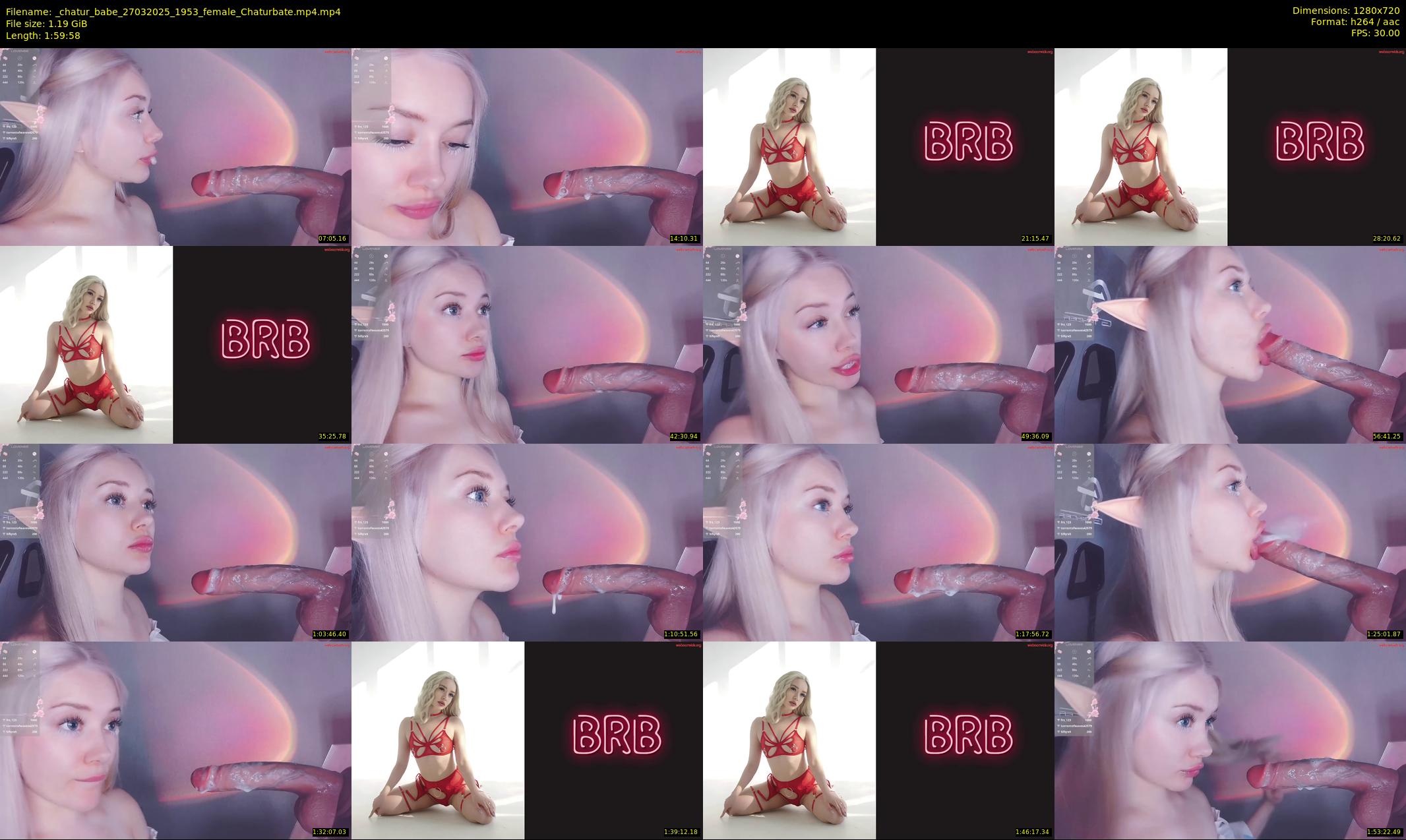 _chatur_babe — 120 minute Chaturbate female cam show recording, 720p, Mar 27, 2025
