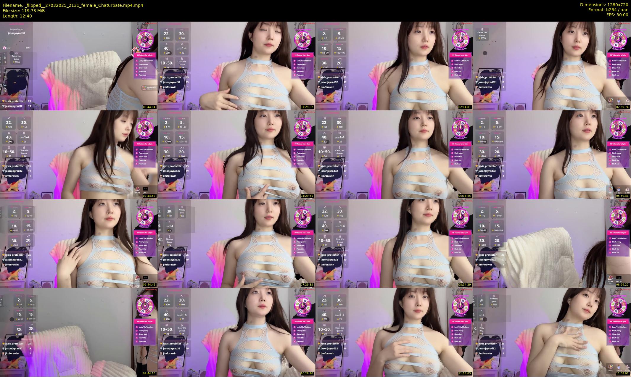 _flipped_ — 13 minute Chaturbate female cam show recording, 720p, Mar 27, 2025