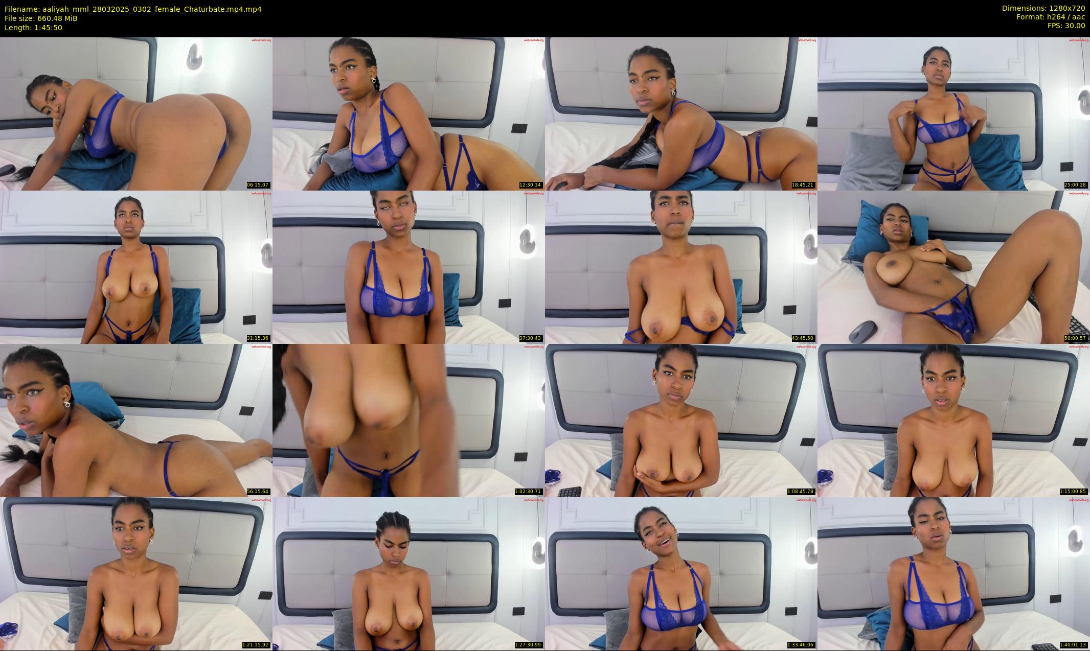 aaliyah_mml — 106 minute Chaturbate female cam show recording, 720p, Mar 28, 2025