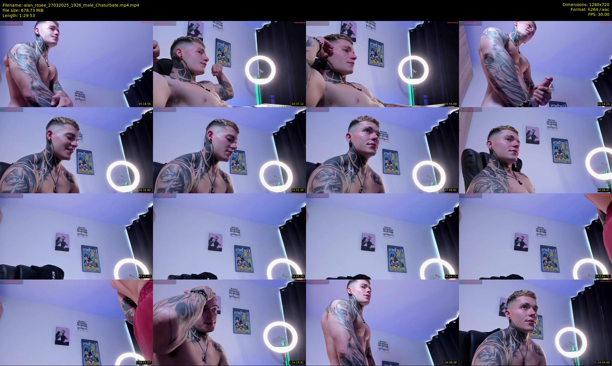 alan_rosee — 90 minute Chaturbate male cam show recording, 720p, Mar 27, 2025