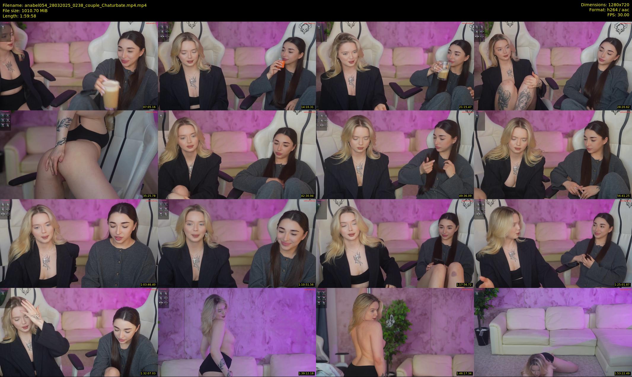 anabel054 — 120 minute Chaturbate female cam show recording, 720p, Mar 28, 2025
