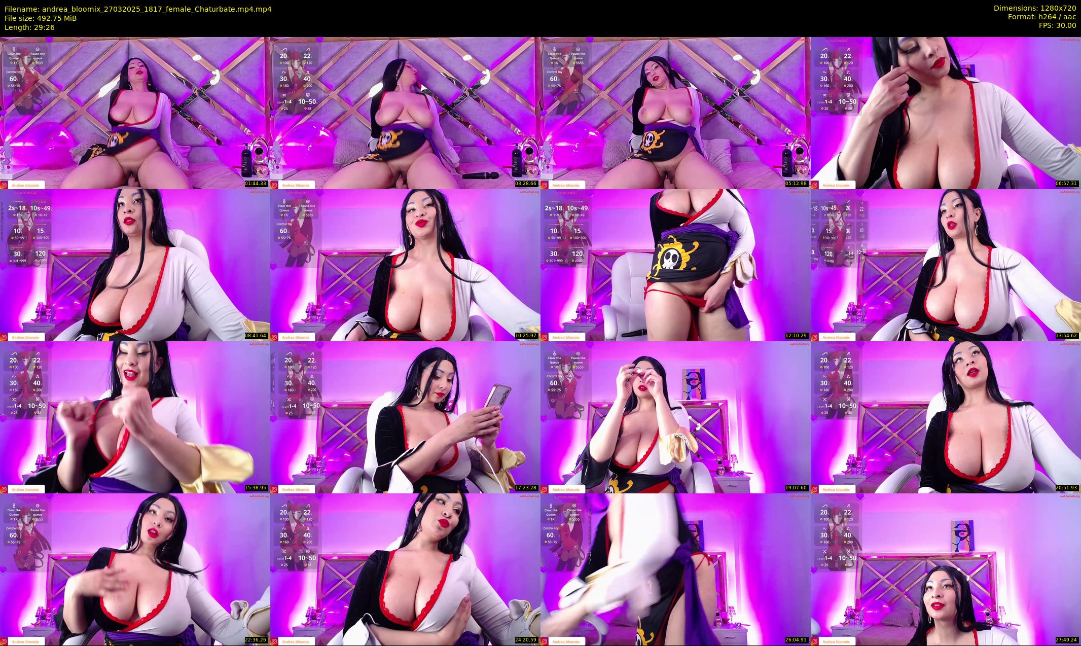 andrea_bloomix — 30 minute Chaturbate female cam show recording, 720p, Mar 27, 2025