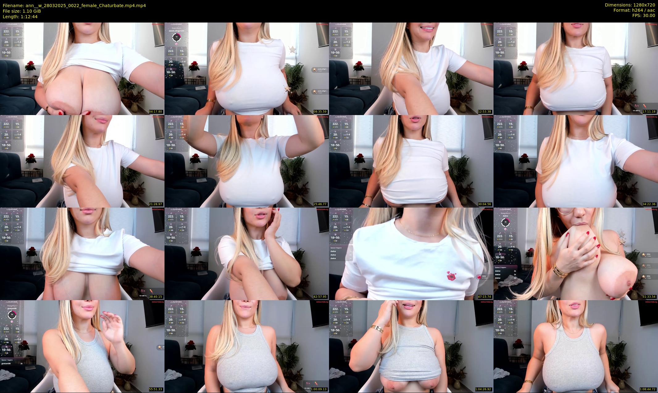 ann__w — 73 minute Chaturbate female cam show recording, 720p, Mar 28, 2025