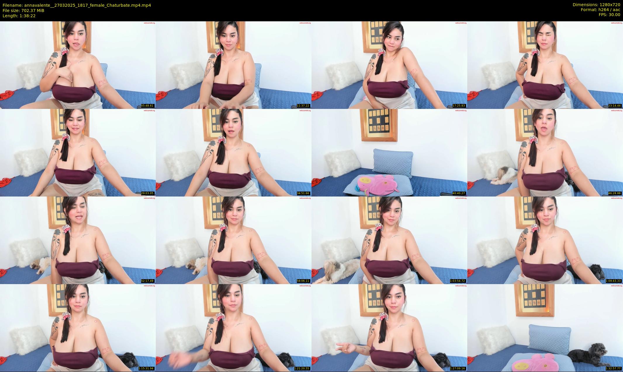 annavalente_ — 99 minute Chaturbate female cam show recording, 720p, Mar 27, 2025