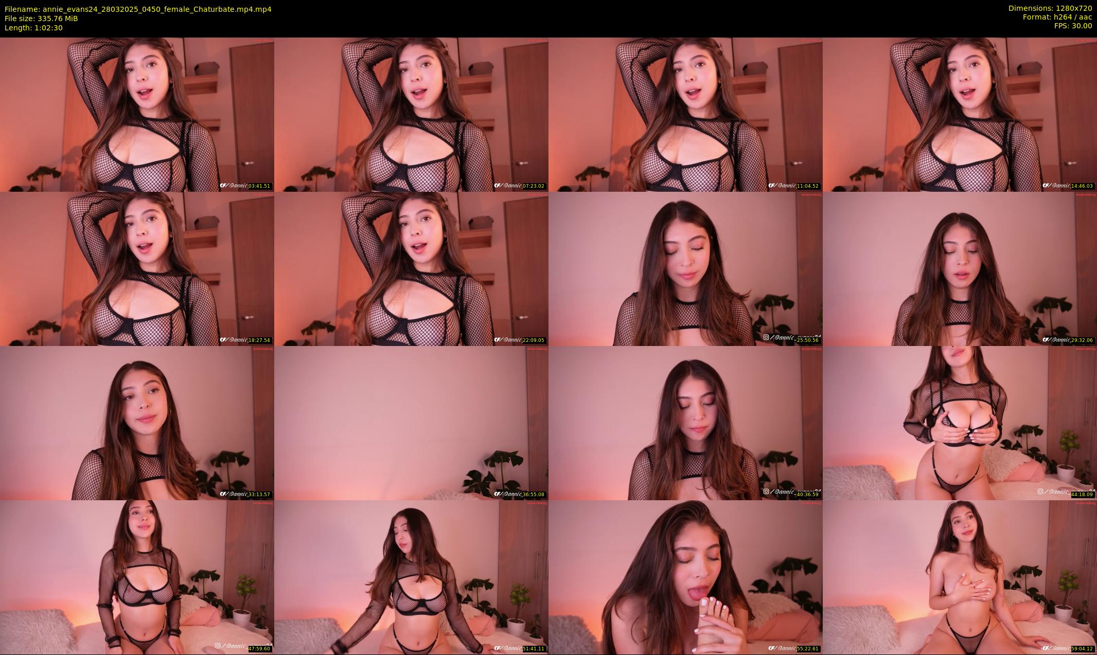 annie_evans24 — 63 minute Chaturbate female cam show recording, 720p, Mar 28, 2025
