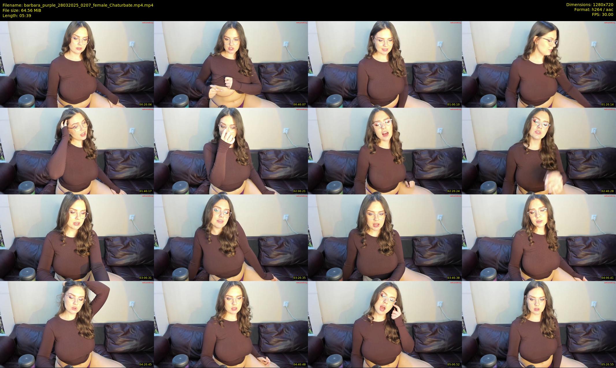 barbara_purple — 6 minute Chaturbate female cam show recording, 720p, Mar 28, 2025