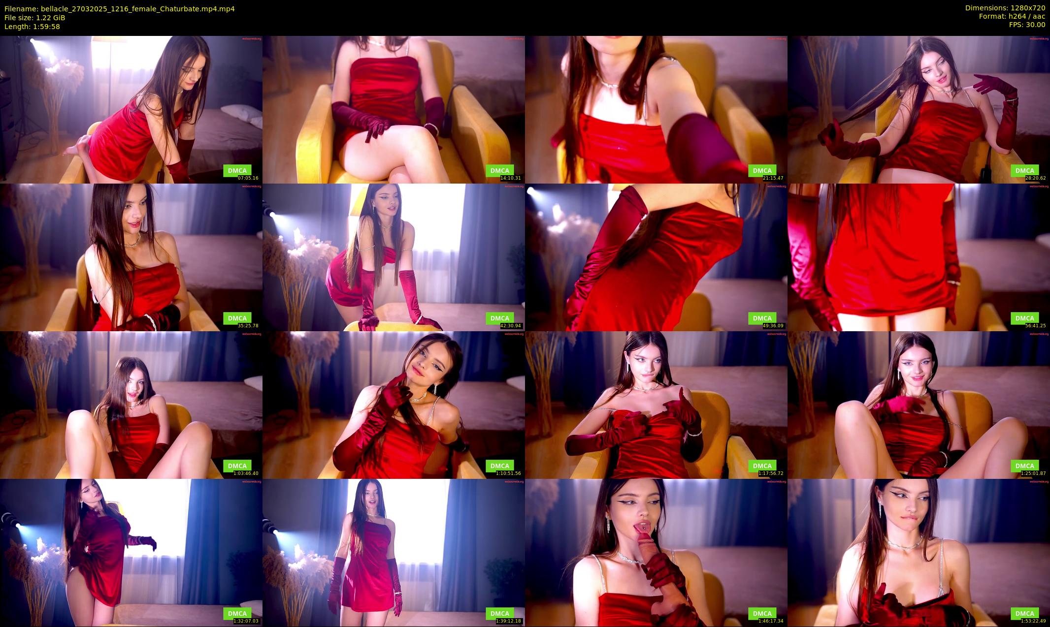 bellacle — 120 minute Chaturbate female cam show recording, 720p, Mar 27, 2025
