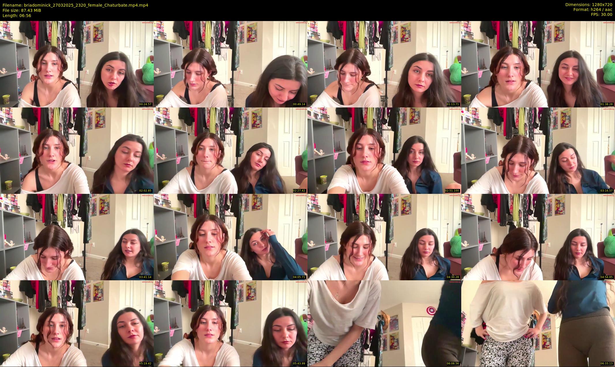 briadominick — 7 minute Chaturbate couple cam show recording, 720p, Mar 27, 2025