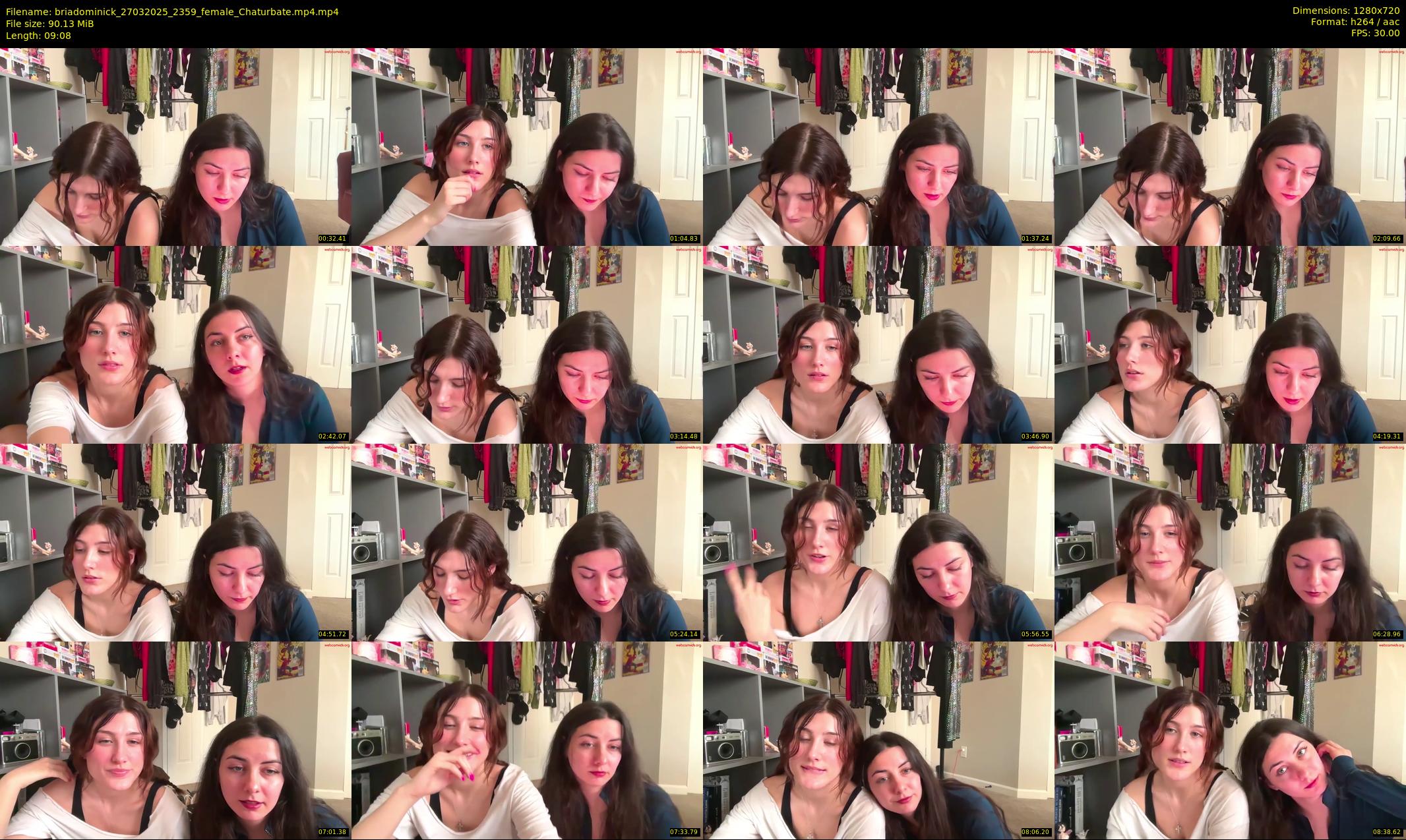 briadominick — 10 minute Chaturbate couple cam show recording, 720p, Mar 27, 2025
